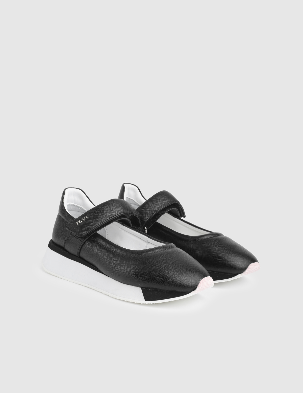 Turin Black Leather Women's Sneaker