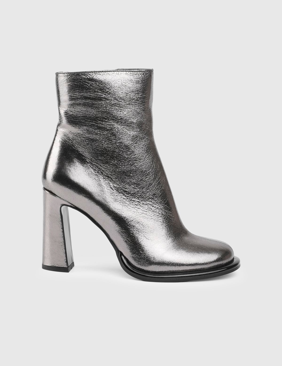 Tyra Anthracite Leather Women's Boot