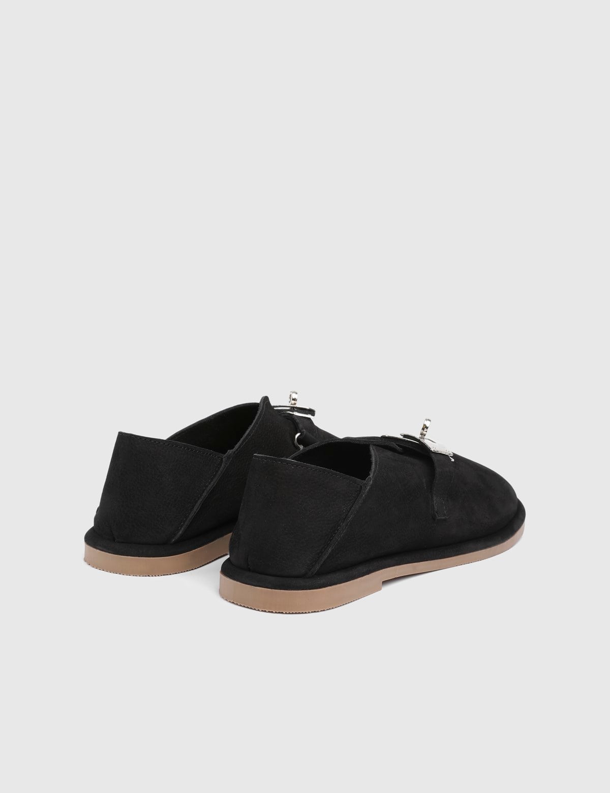 Ulven Black Suede Leather Women's Loafer