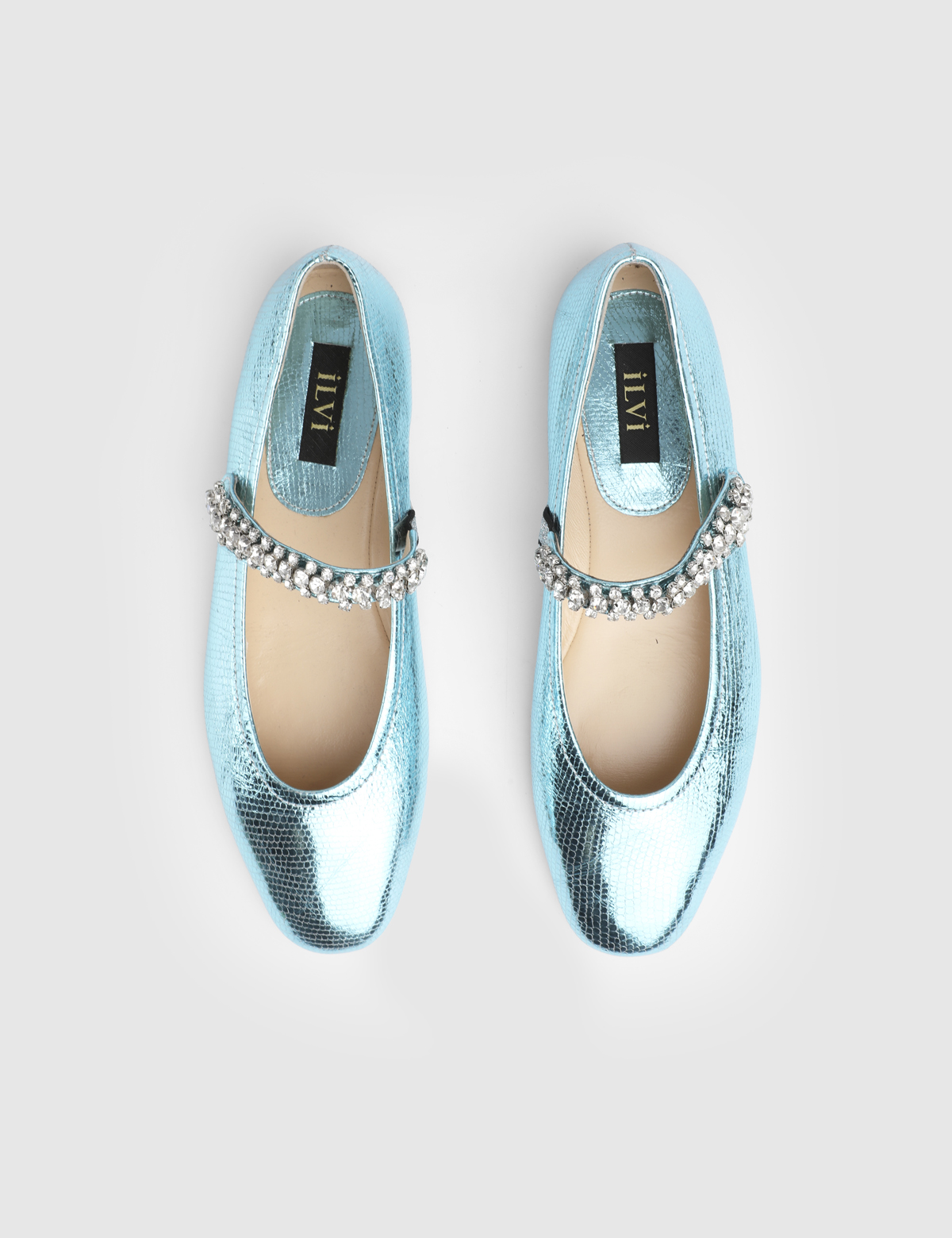 Umbra Green Leather Women's Ballerina