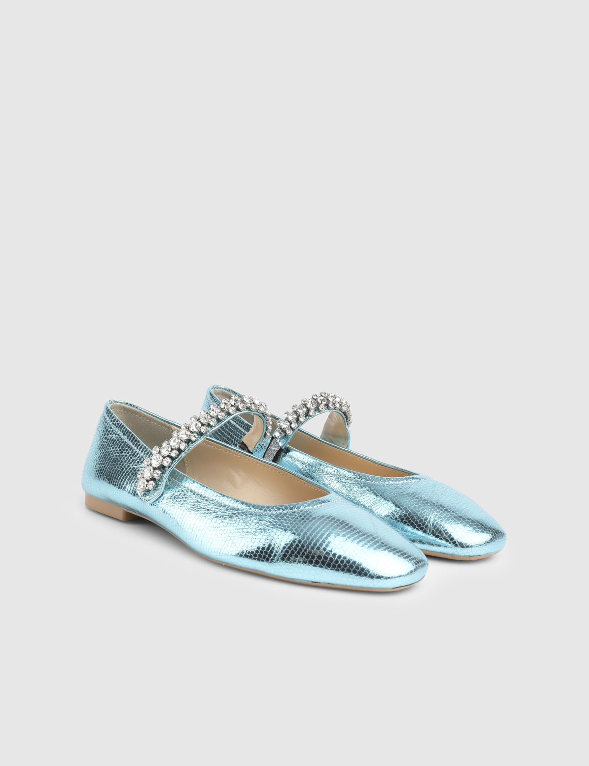 Umbra Green Leather Women's Ballerina