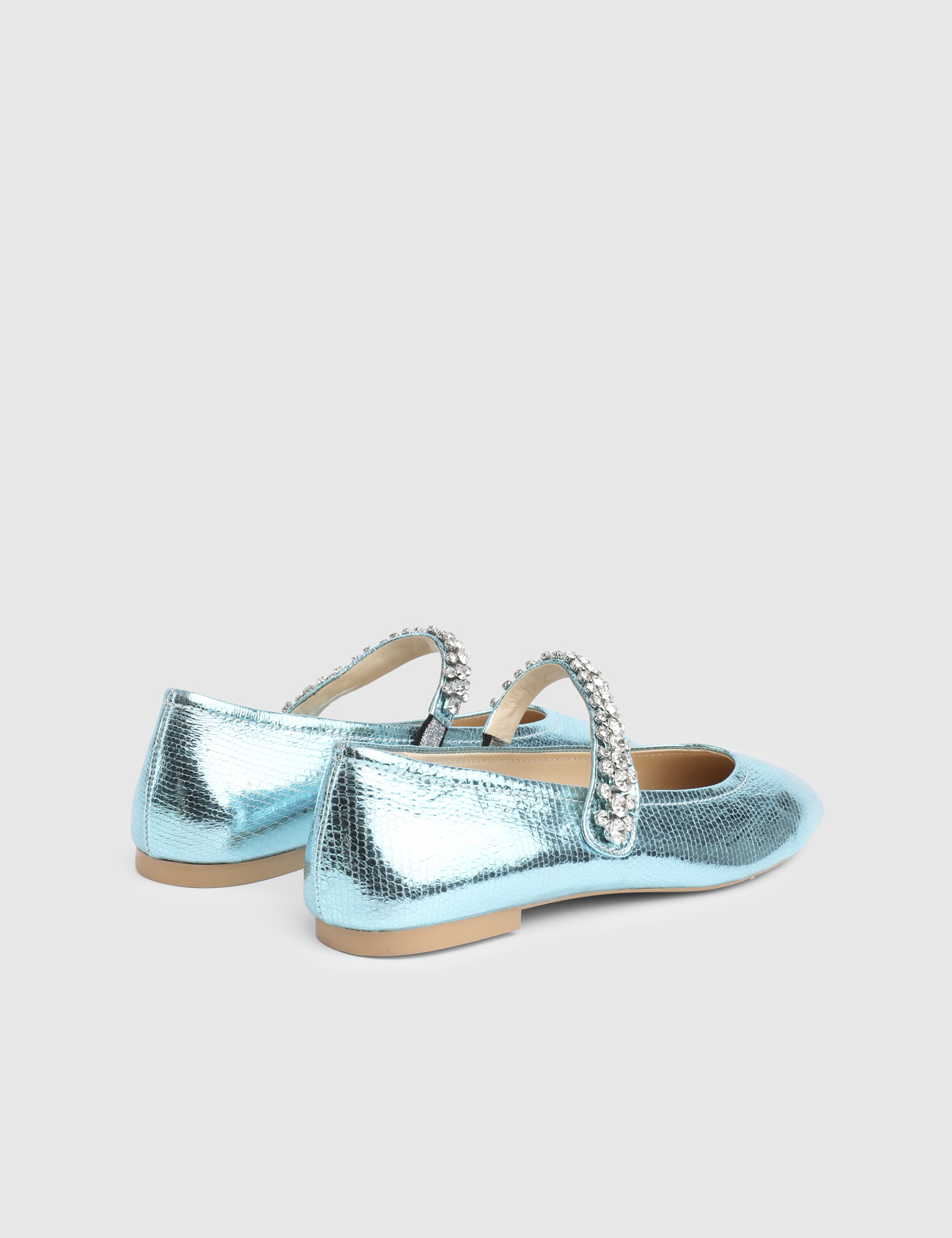 Umbra Green Leather Women's Ballerina
