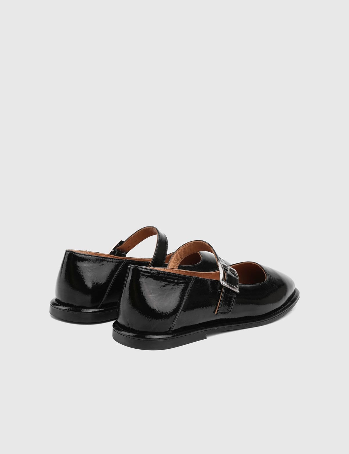 Umira Black Patent Leather Women's Ballerina