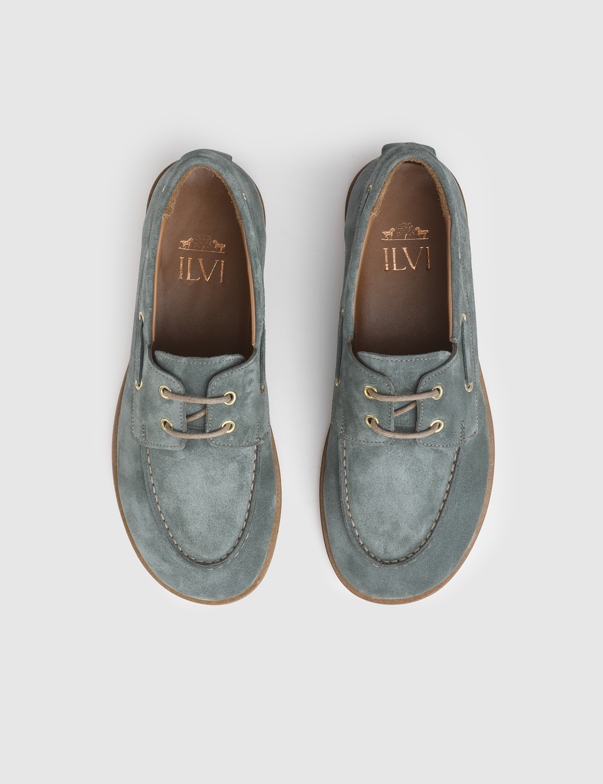 Urva Quetzal Green Suede Leather Women's Oxford