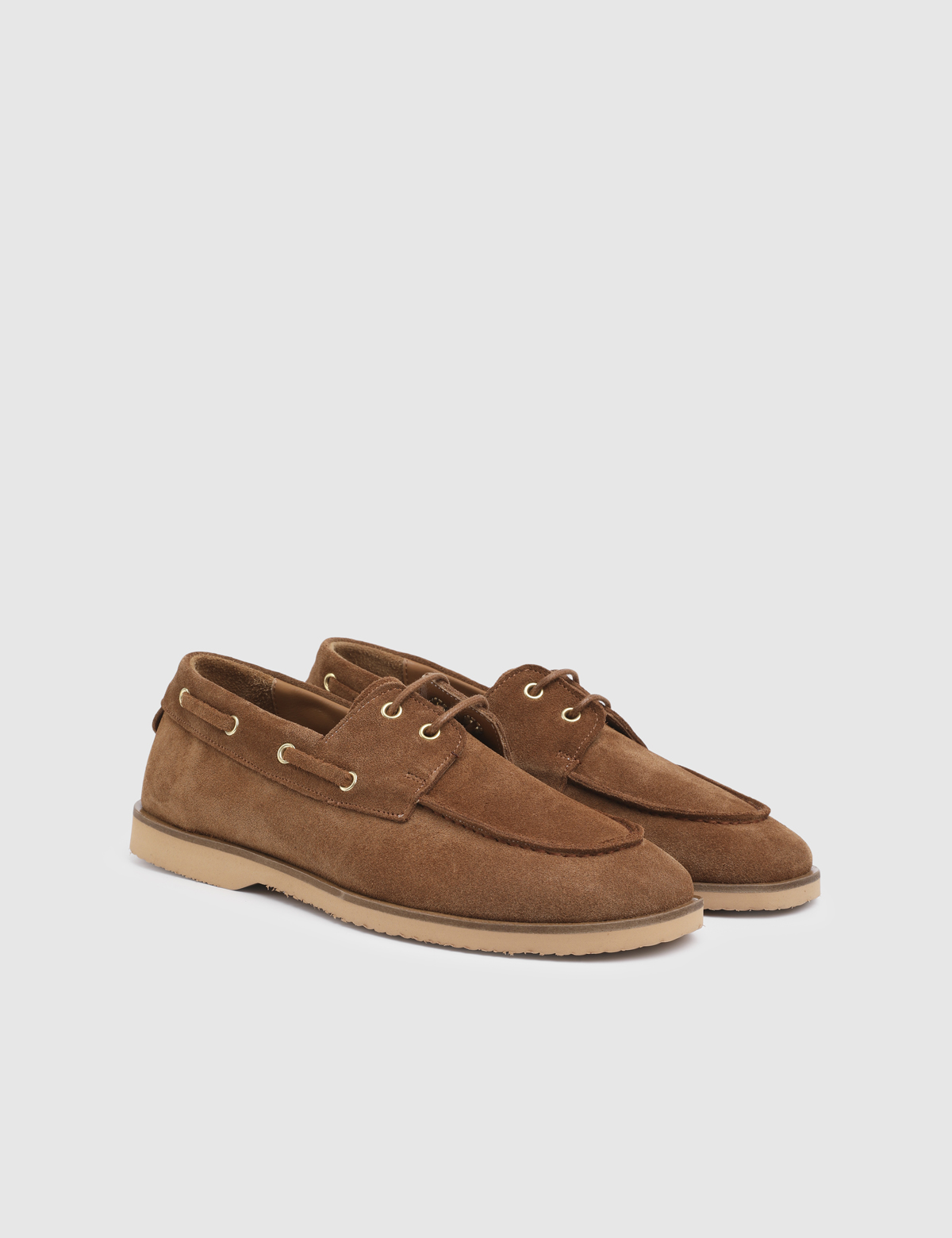 Urva Saddle Brown Suede Leather Women's Oxford