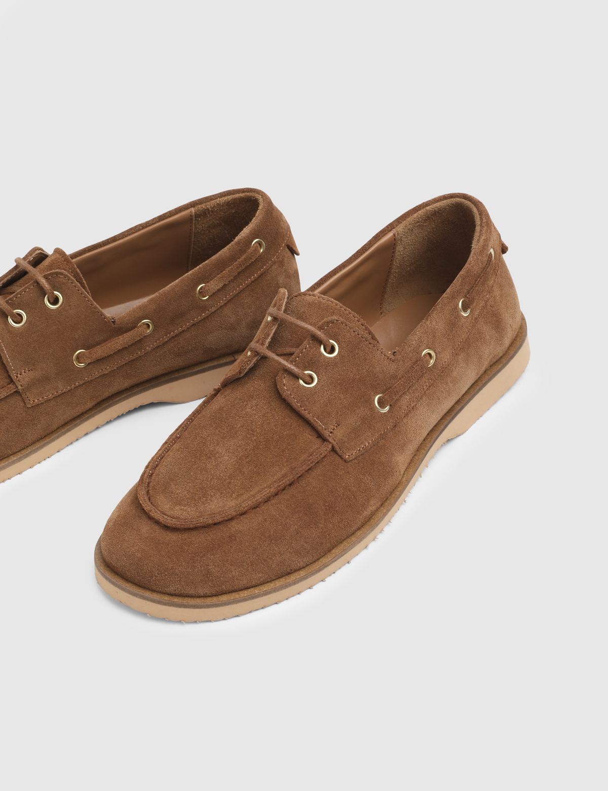 Urva Saddle Brown Suede Leather Women's Oxford