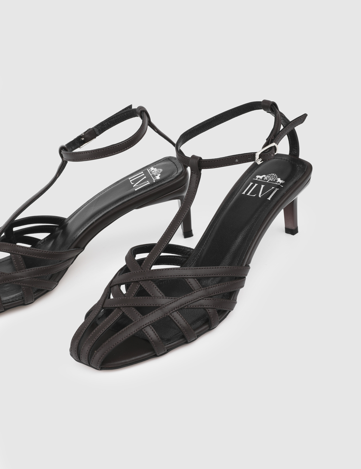 Valen Brown Leather Women's Sandal