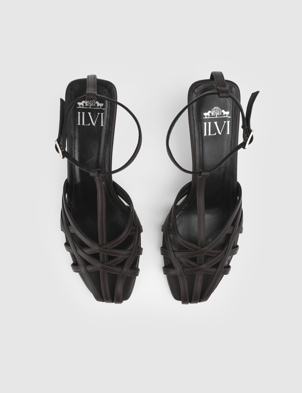 Valen Brown Leather Women's Sandal