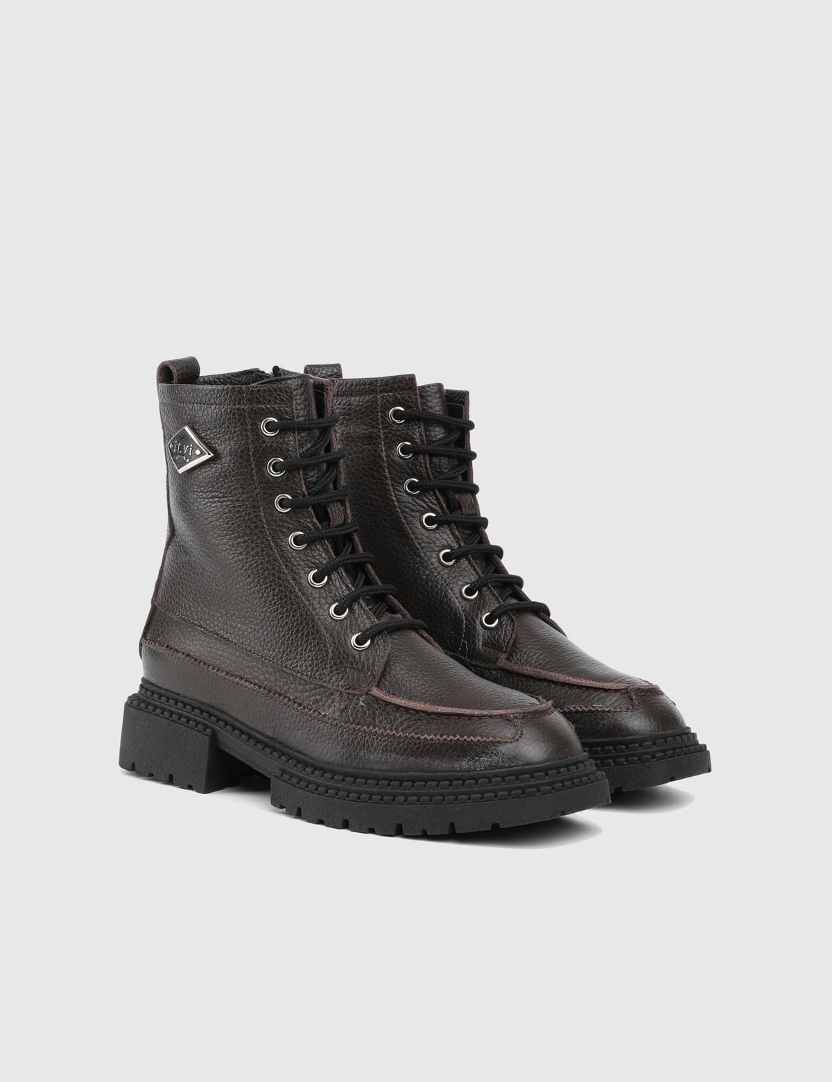 Vex Brown Leather Women's Boot