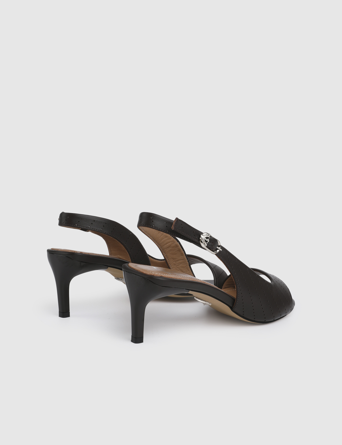 Viora Brown Leather Women's Sandal