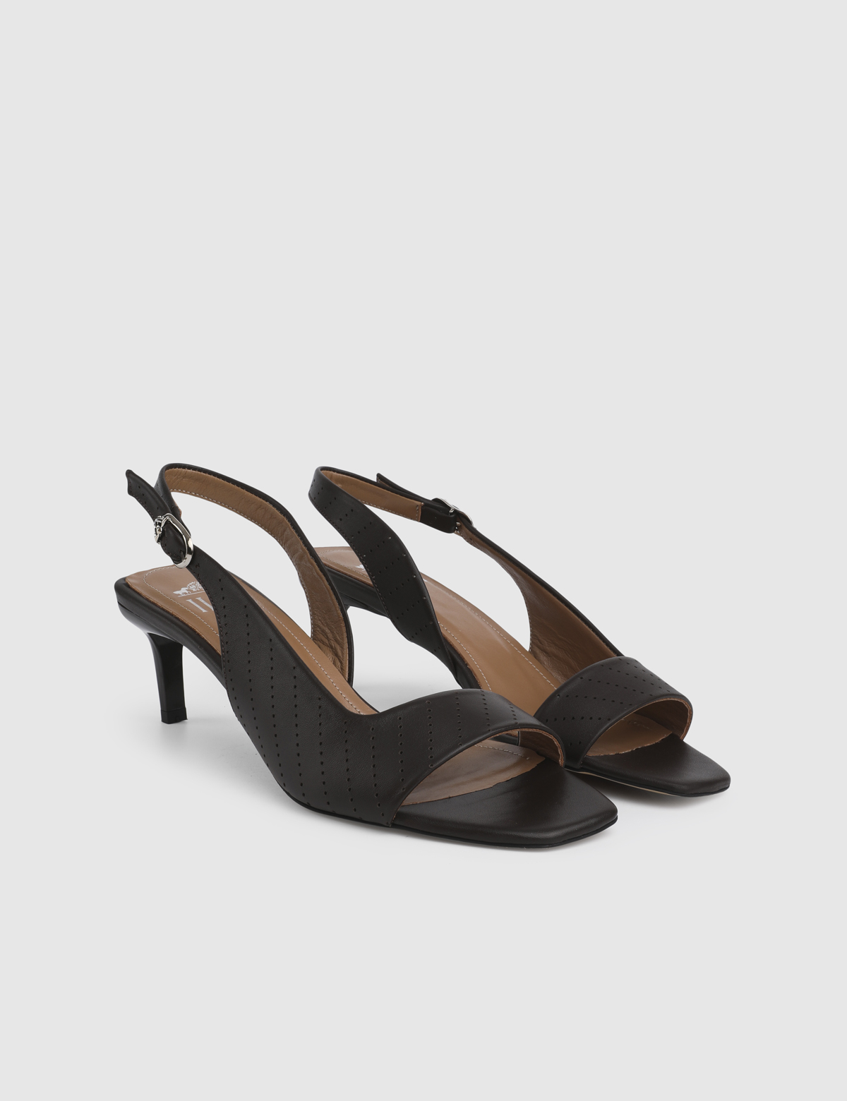 Viora Brown Leather Women's Sandal