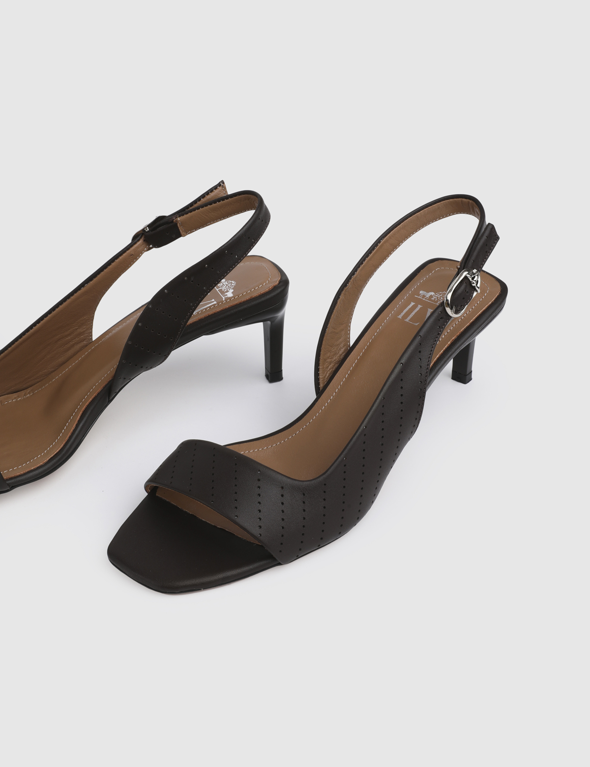 Viora Brown Leather Women's Sandal