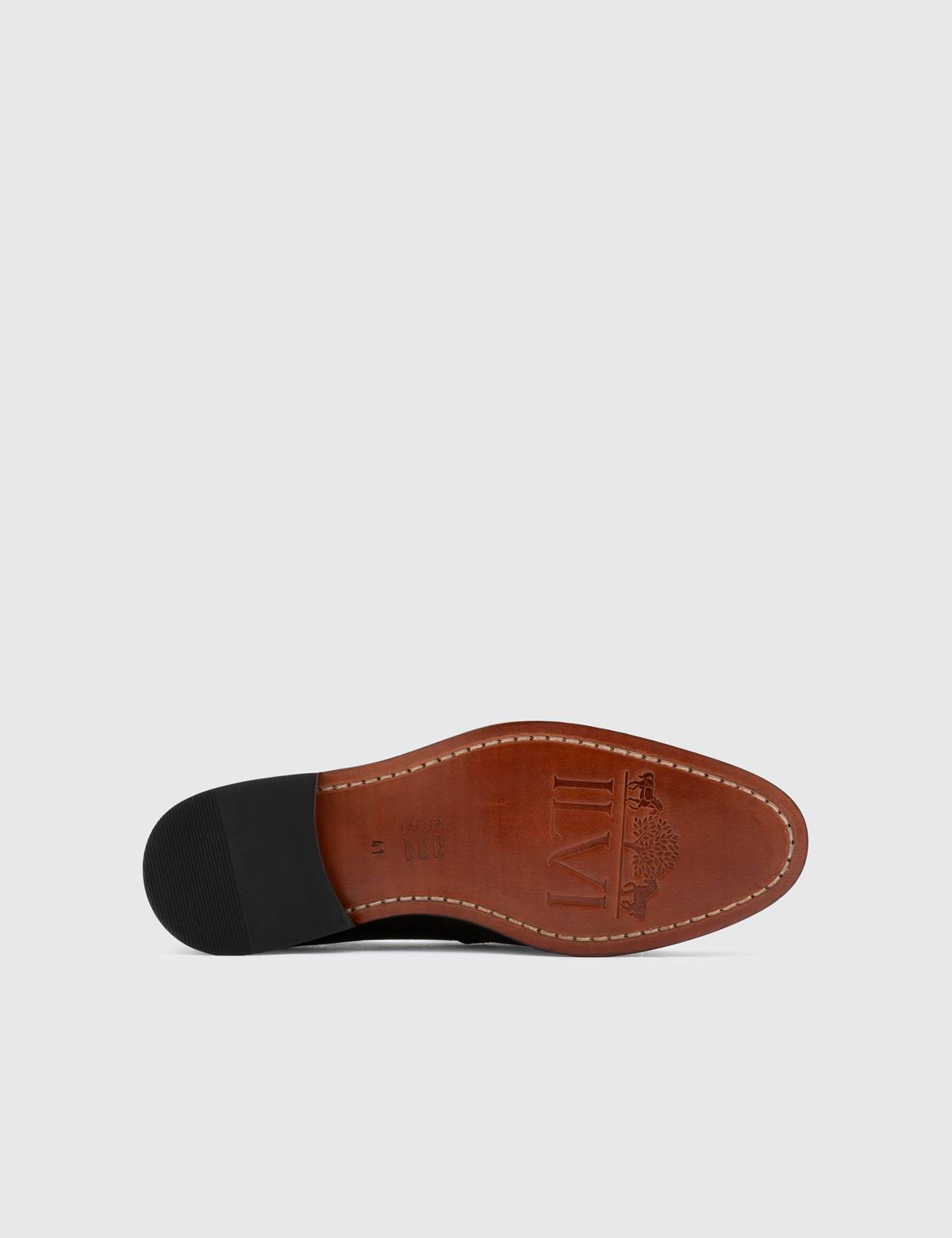 Vitor Green Floater Leather Men's Classic Shoe