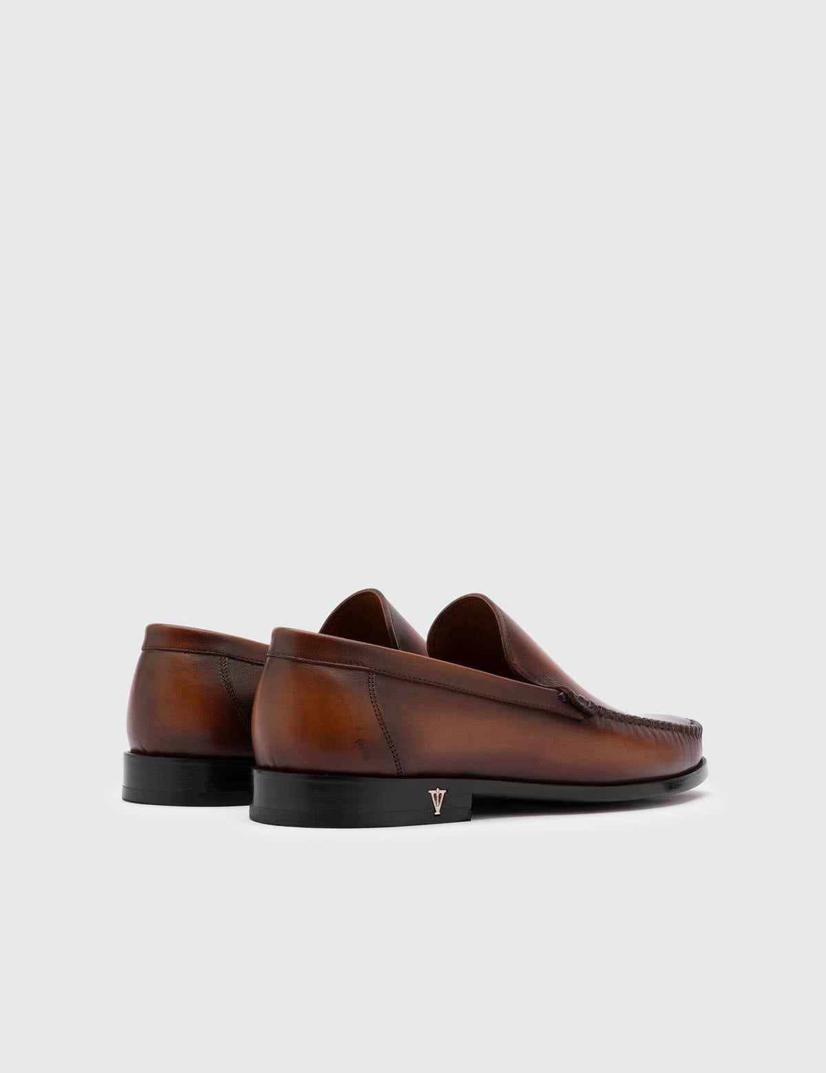 Welmer Saddle Brown Leather Men's Classic Shoe