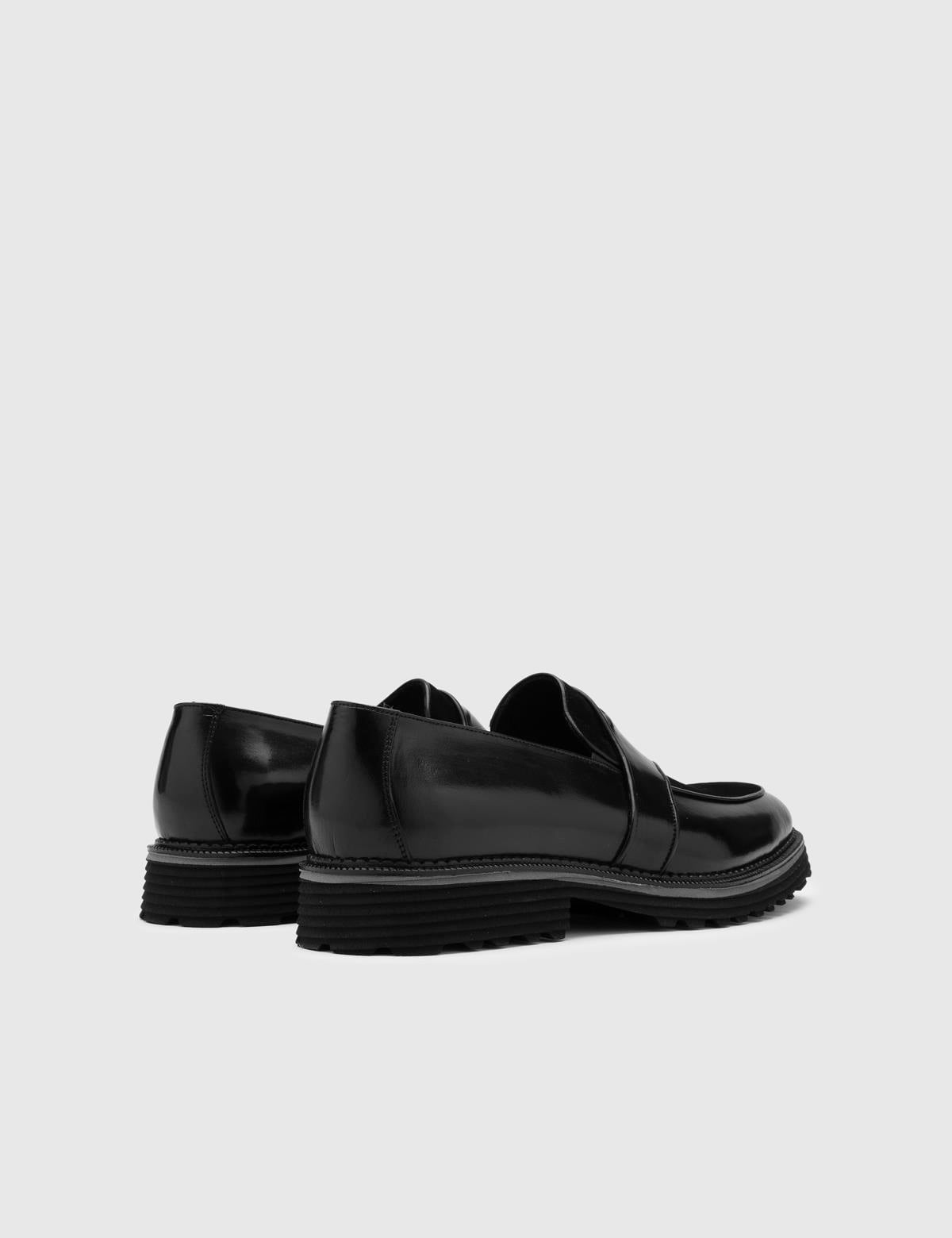 Wilkins Black Buffalo-Black Suede Leather Men's Daily Shoe