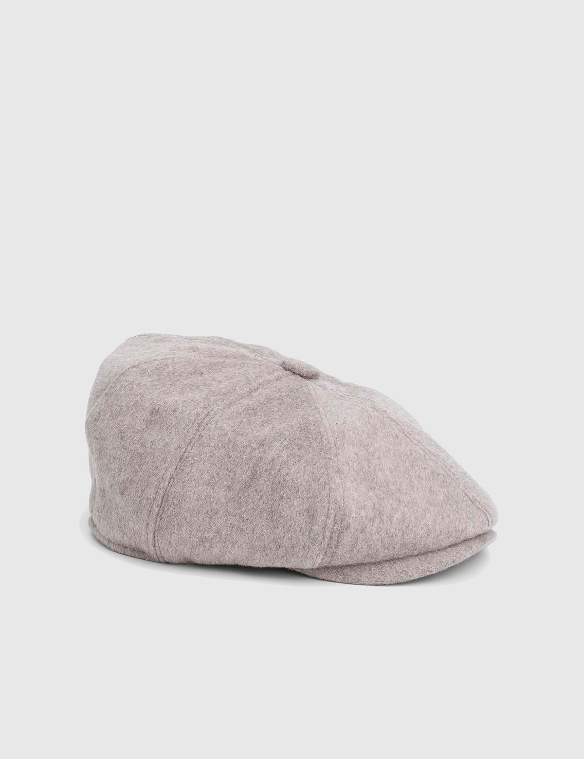 Wolter Beige Men's Fabric Cap