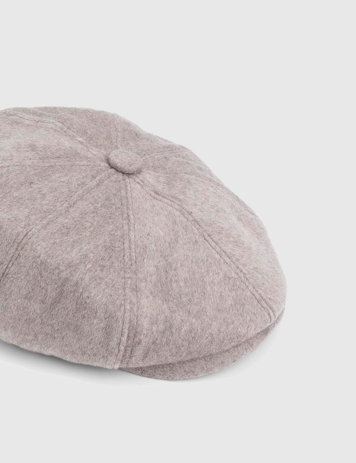 Wolter Beige Men's Fabric Cap