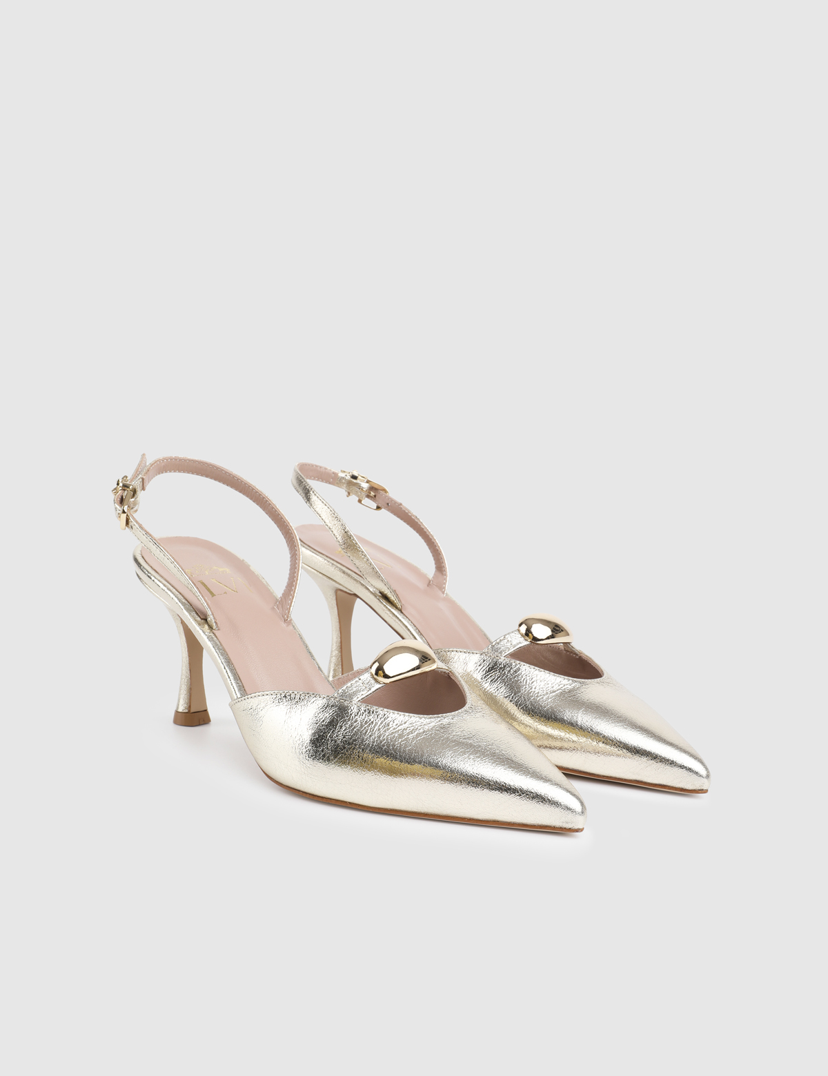Wren Gold Leather Women's Sandal