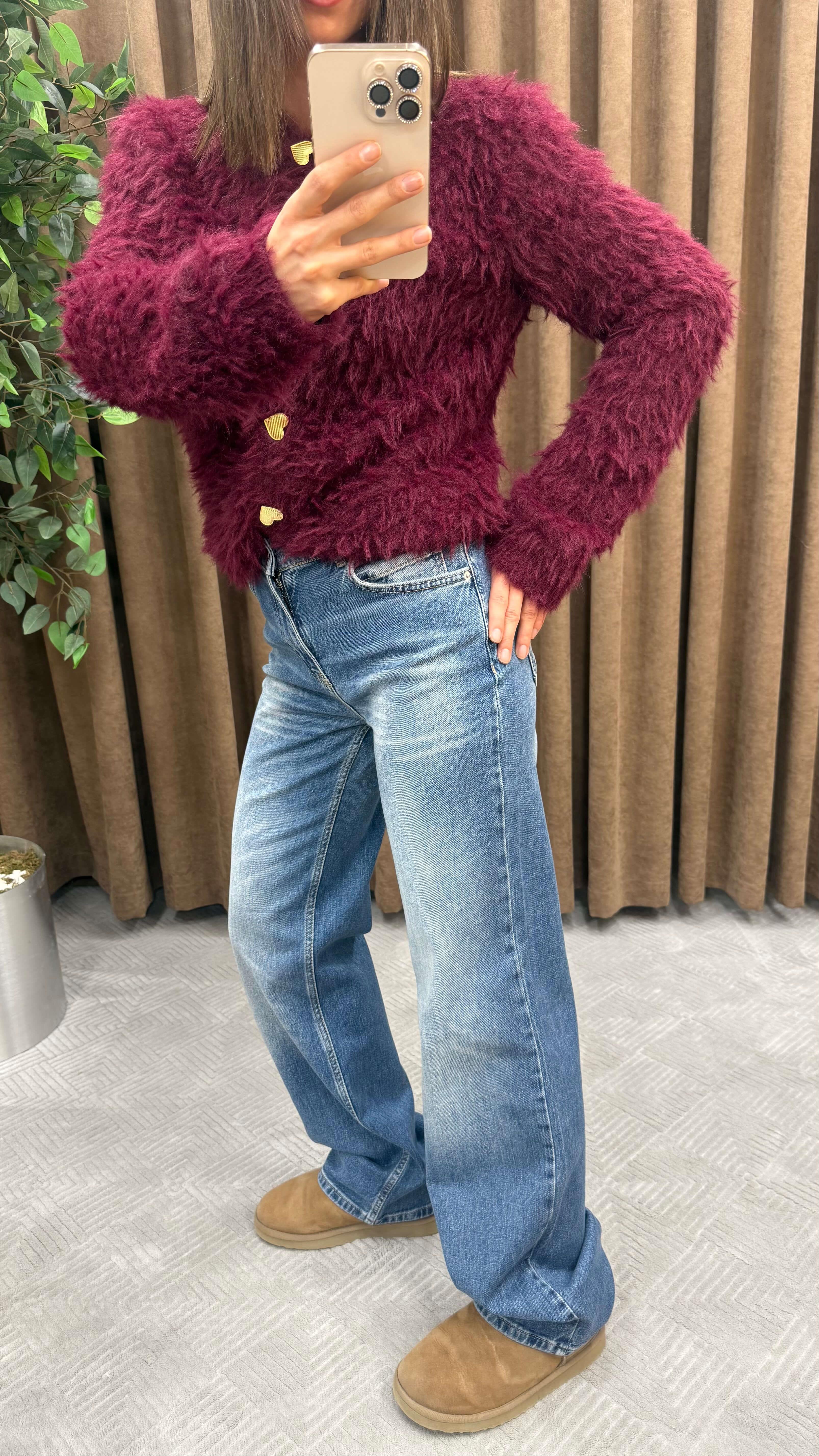 MAVİ-TAŞLANMIŞ STRAİGHT JEAN