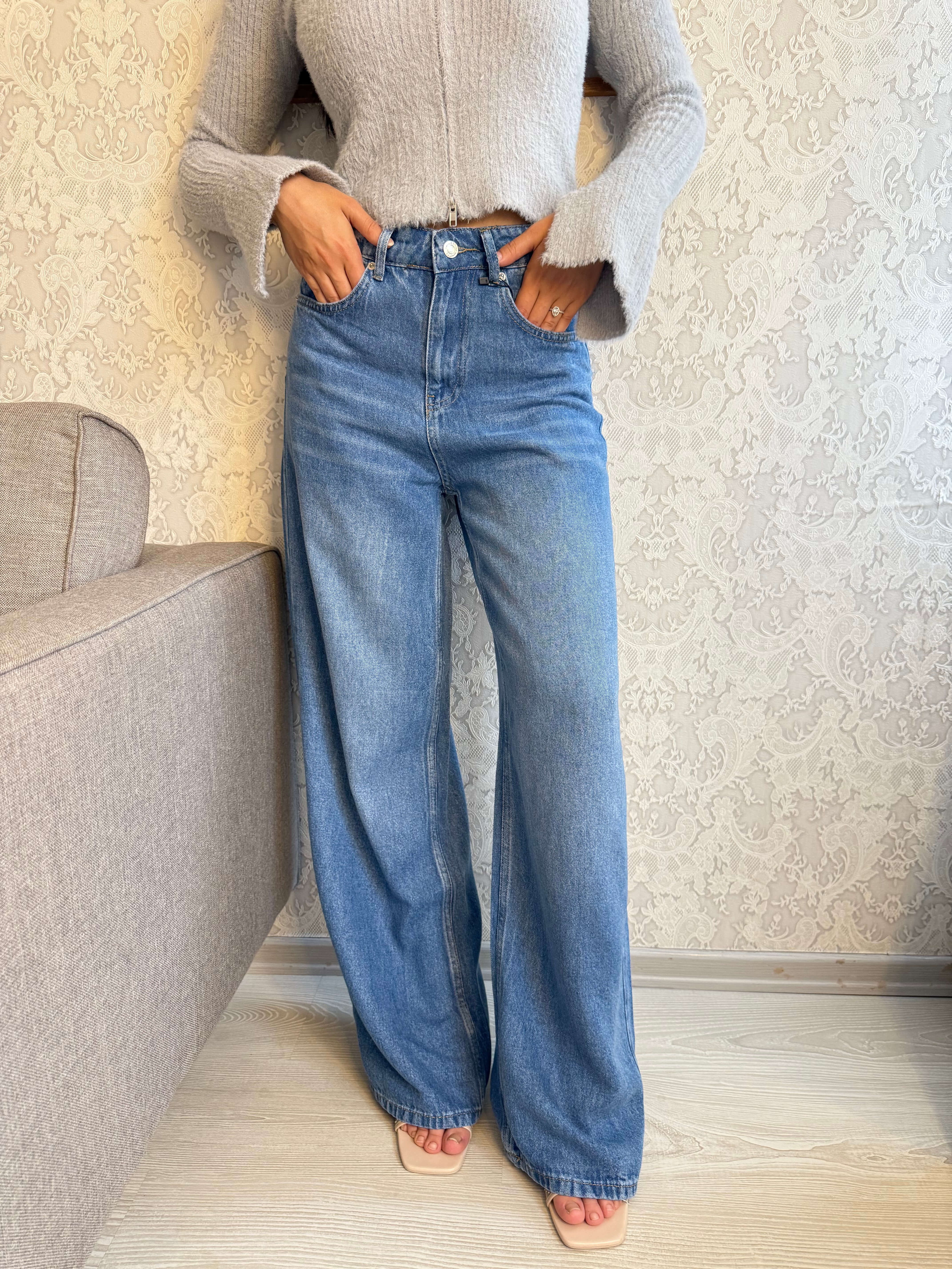 MAVİ TENSEL PANTOLON