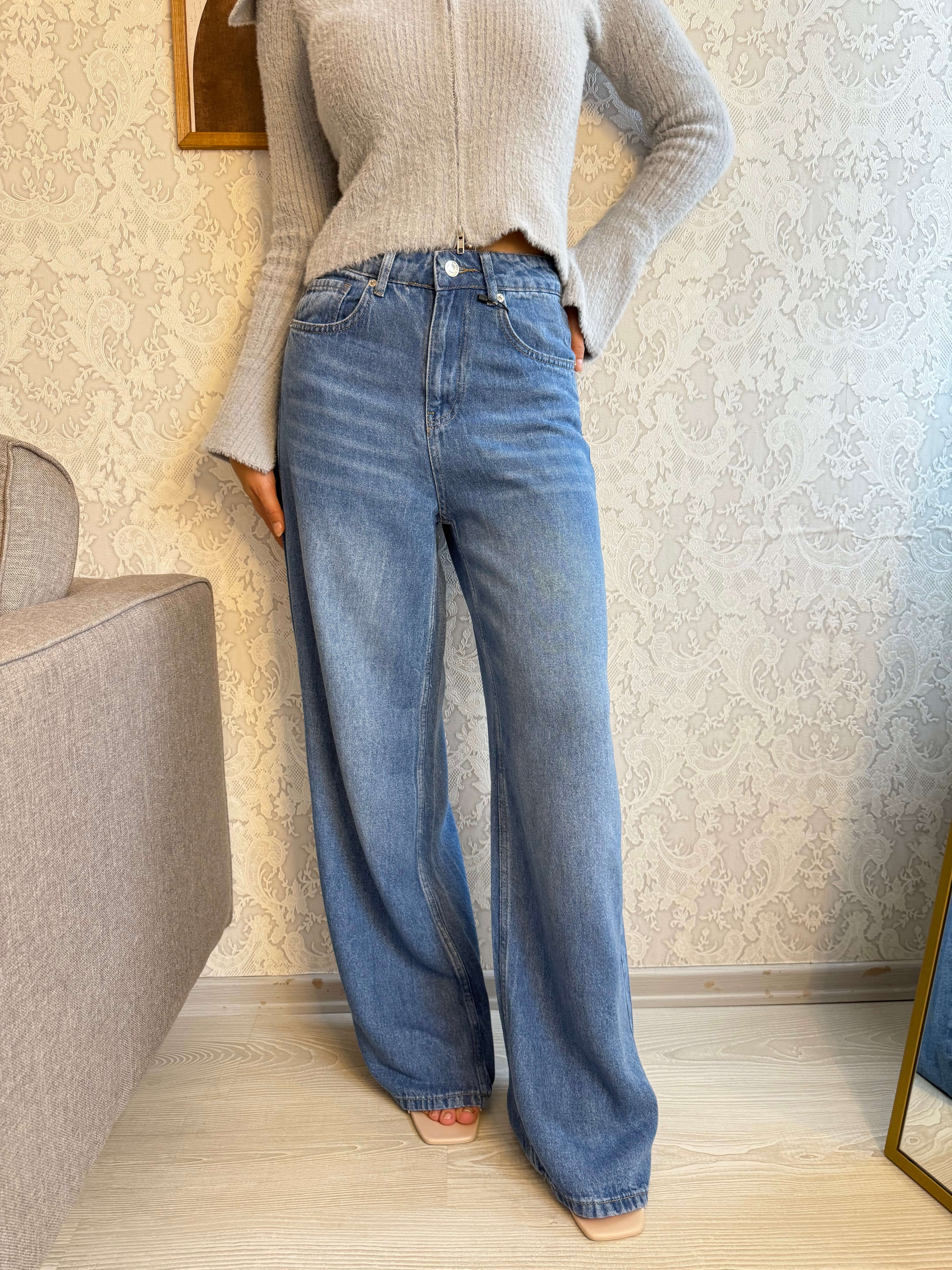 MAVİ TENSEL PANTOLON