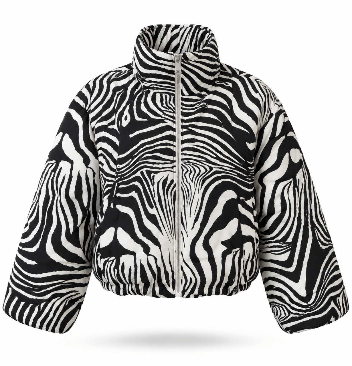 ZEBRA DESEN BOMBER CEKET