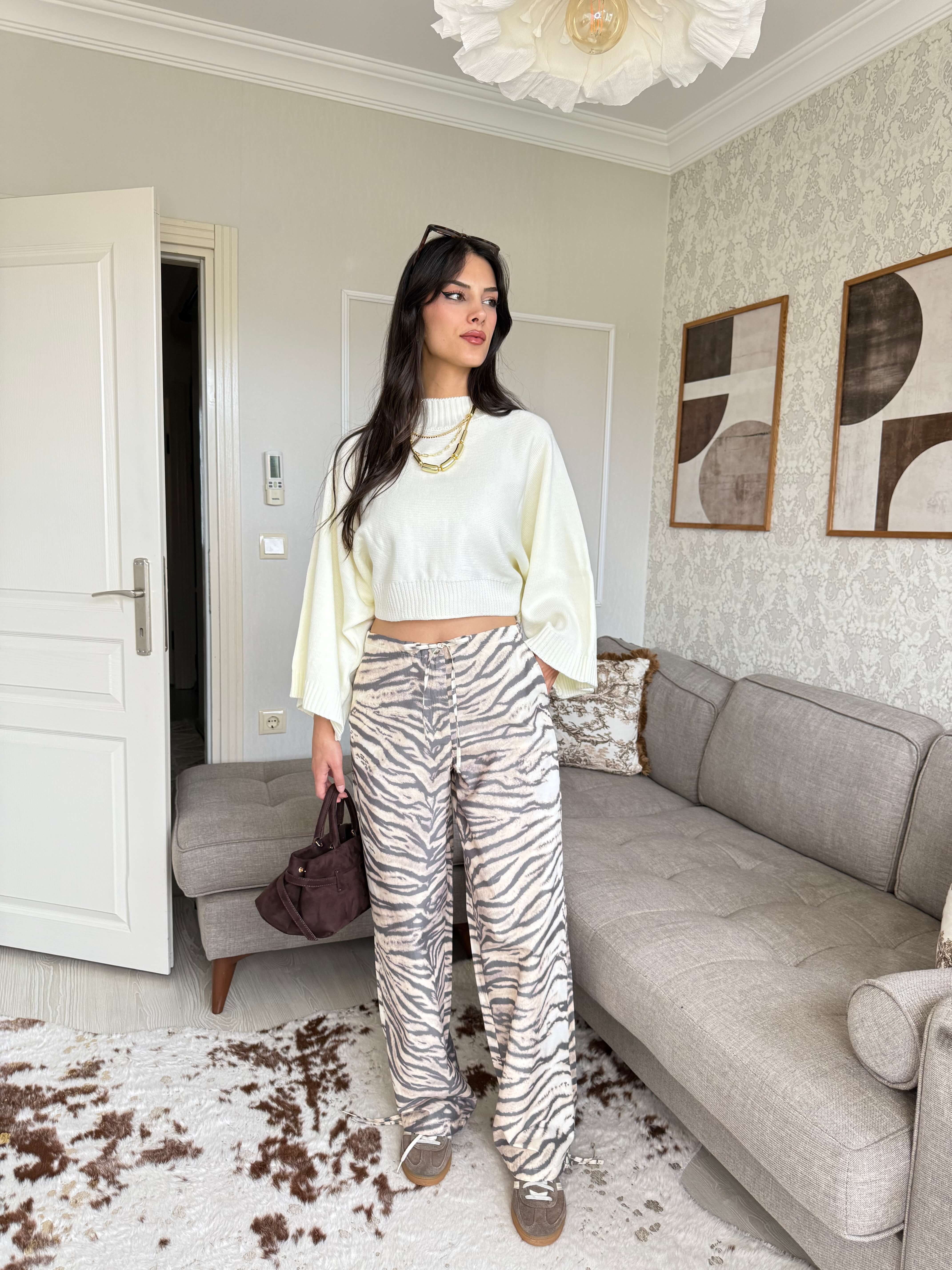 ZEBRA DESEN PANTOLON