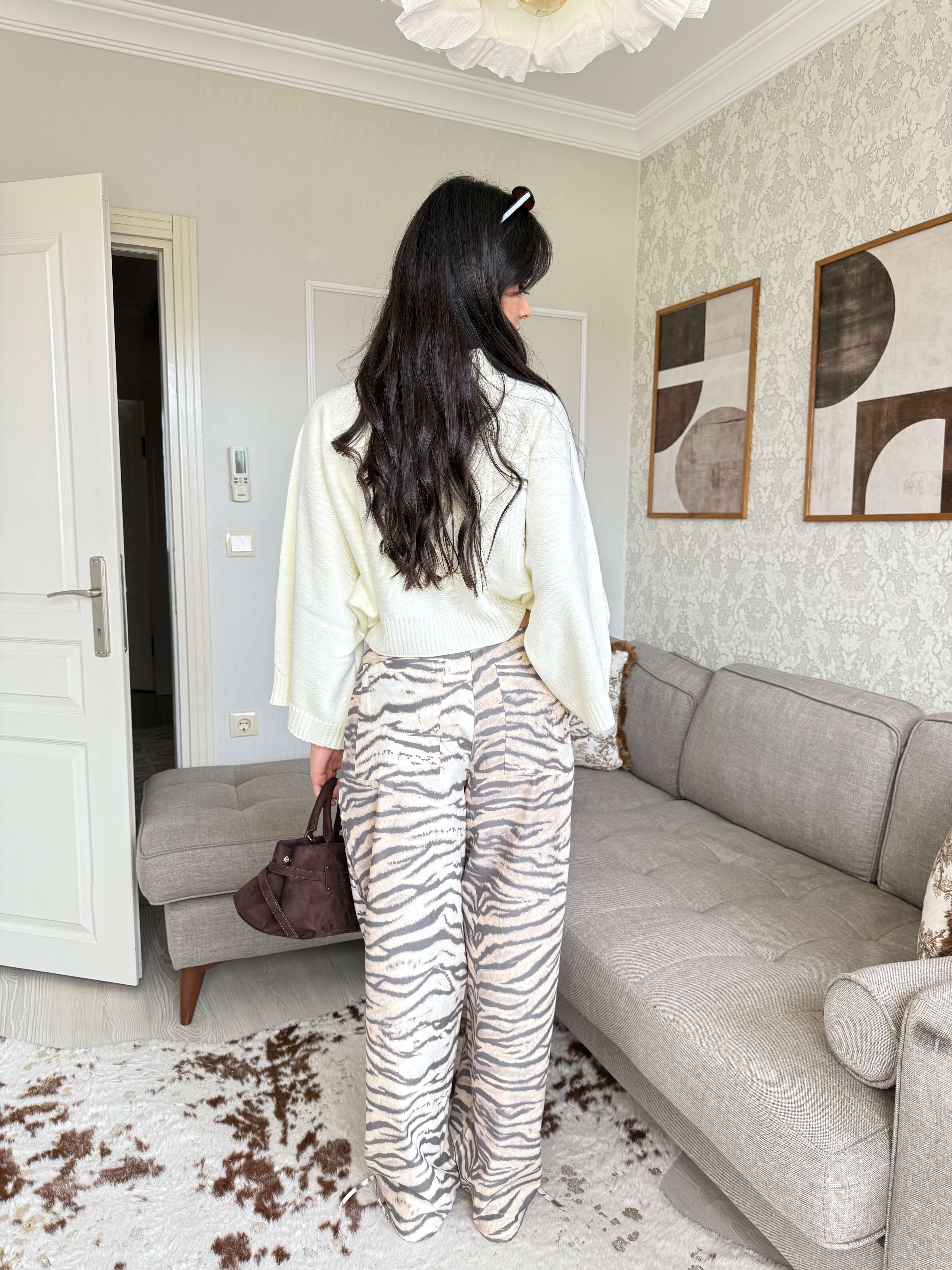 ZEBRA DESEN PANTOLON