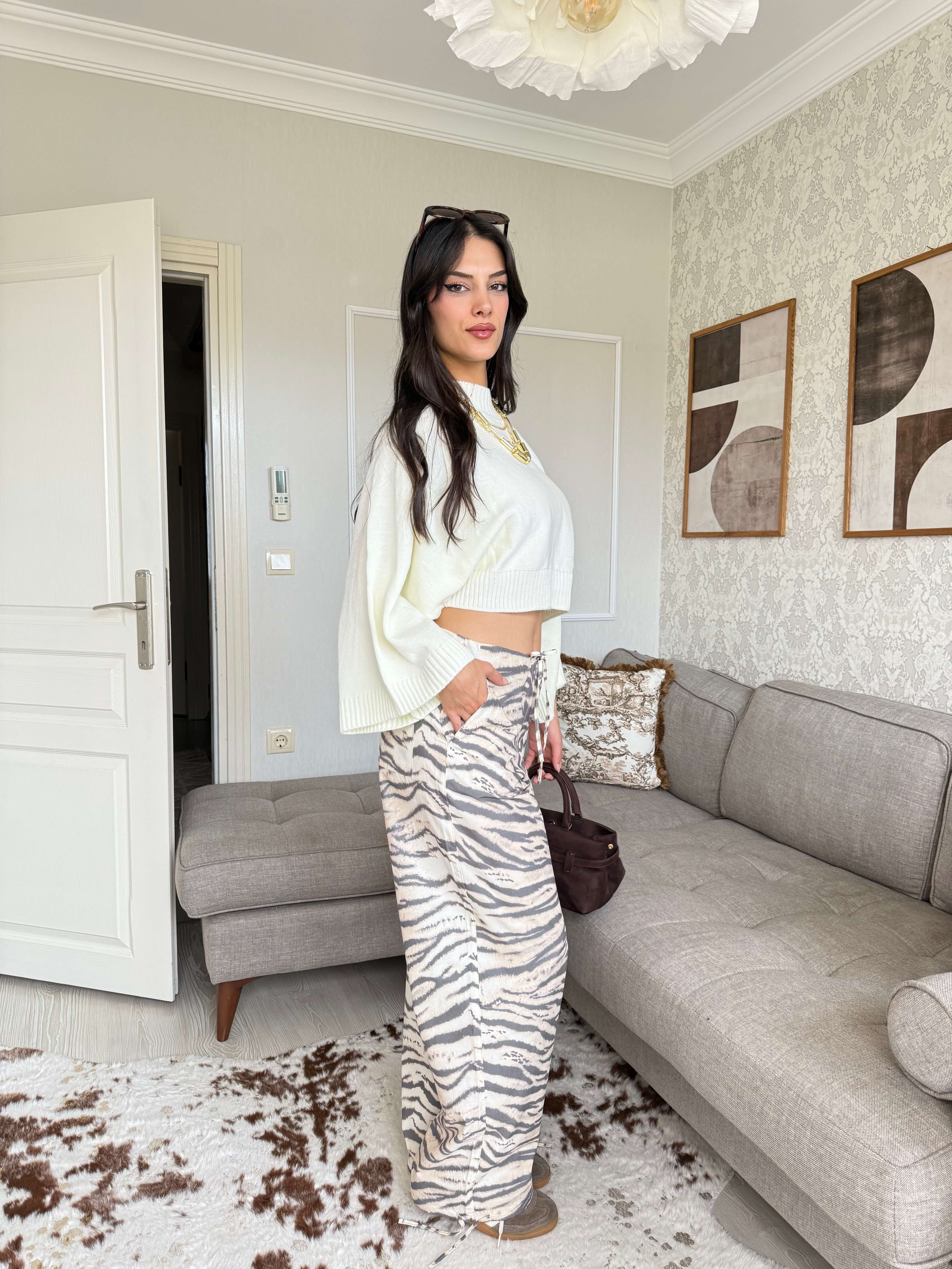 ZEBRA DESEN PANTOLON