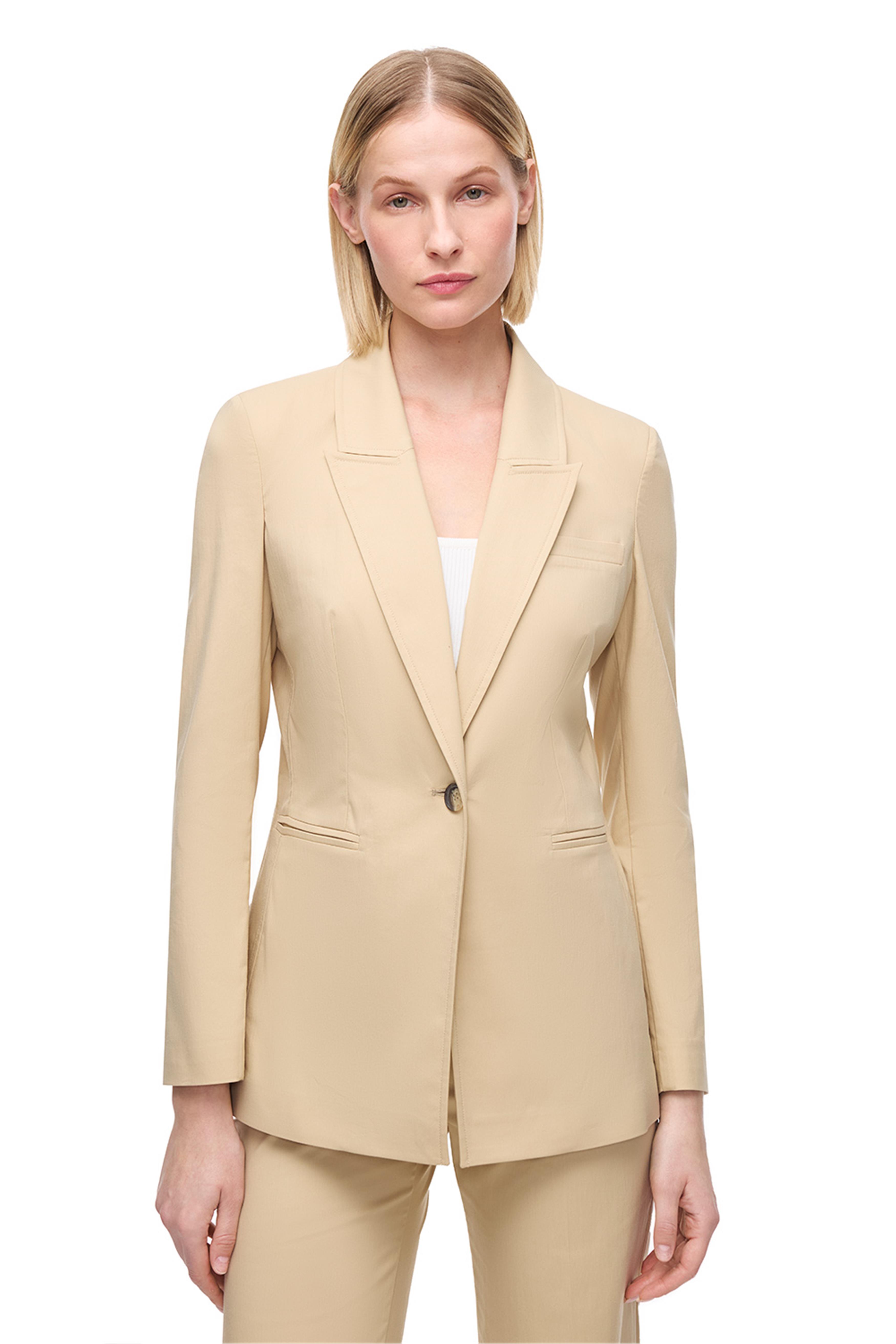 Açık Devetüğü Regular Fit Pamuklu Ceket