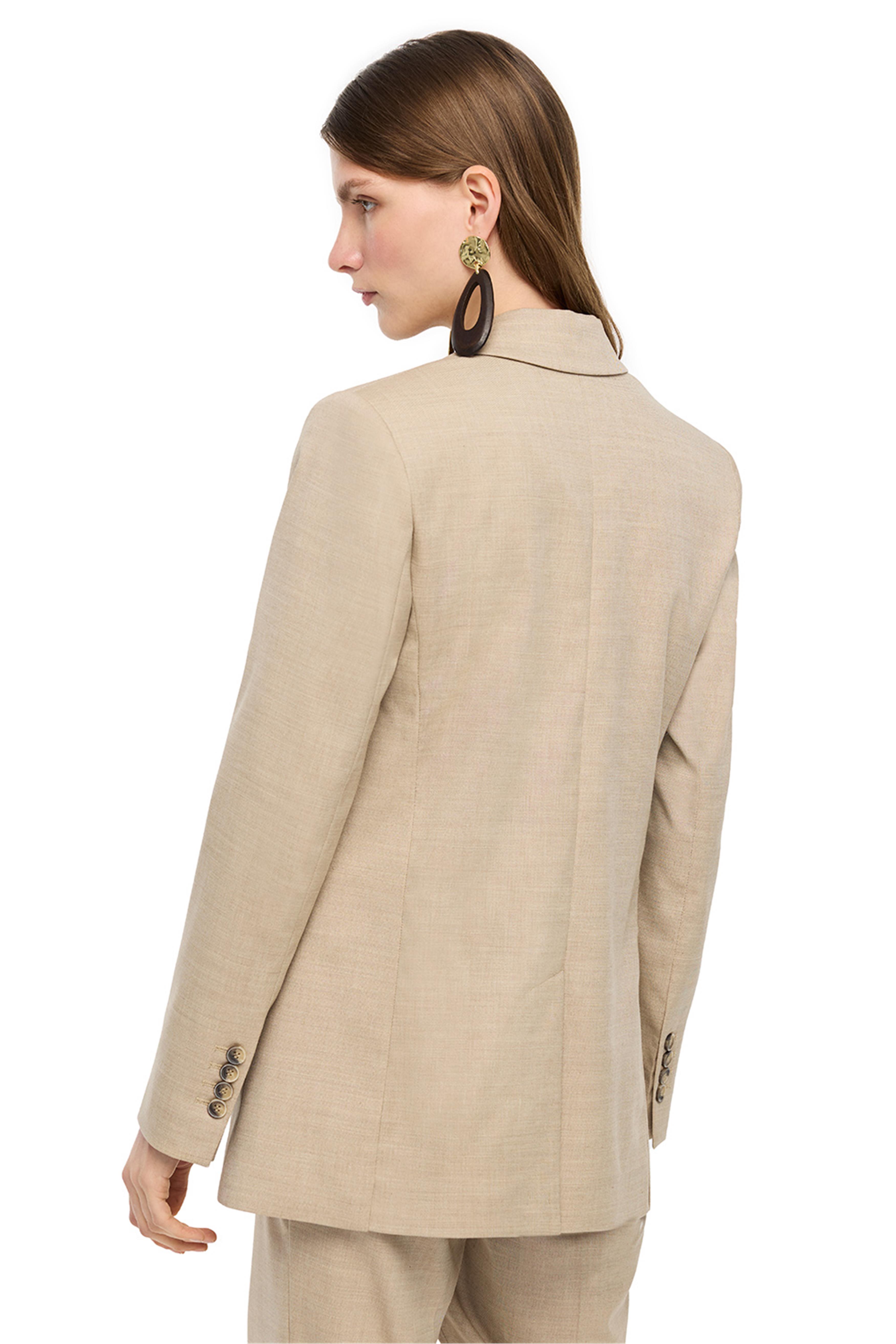 Açık Devetüğü Uzun Kollu Regular Fit Ceket