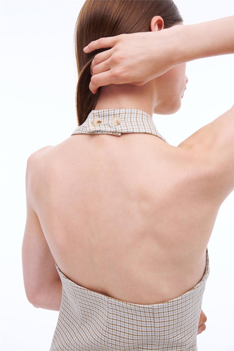 Addas Regular Fit V-Yaka Cok renklı Renk Kadın Yelek