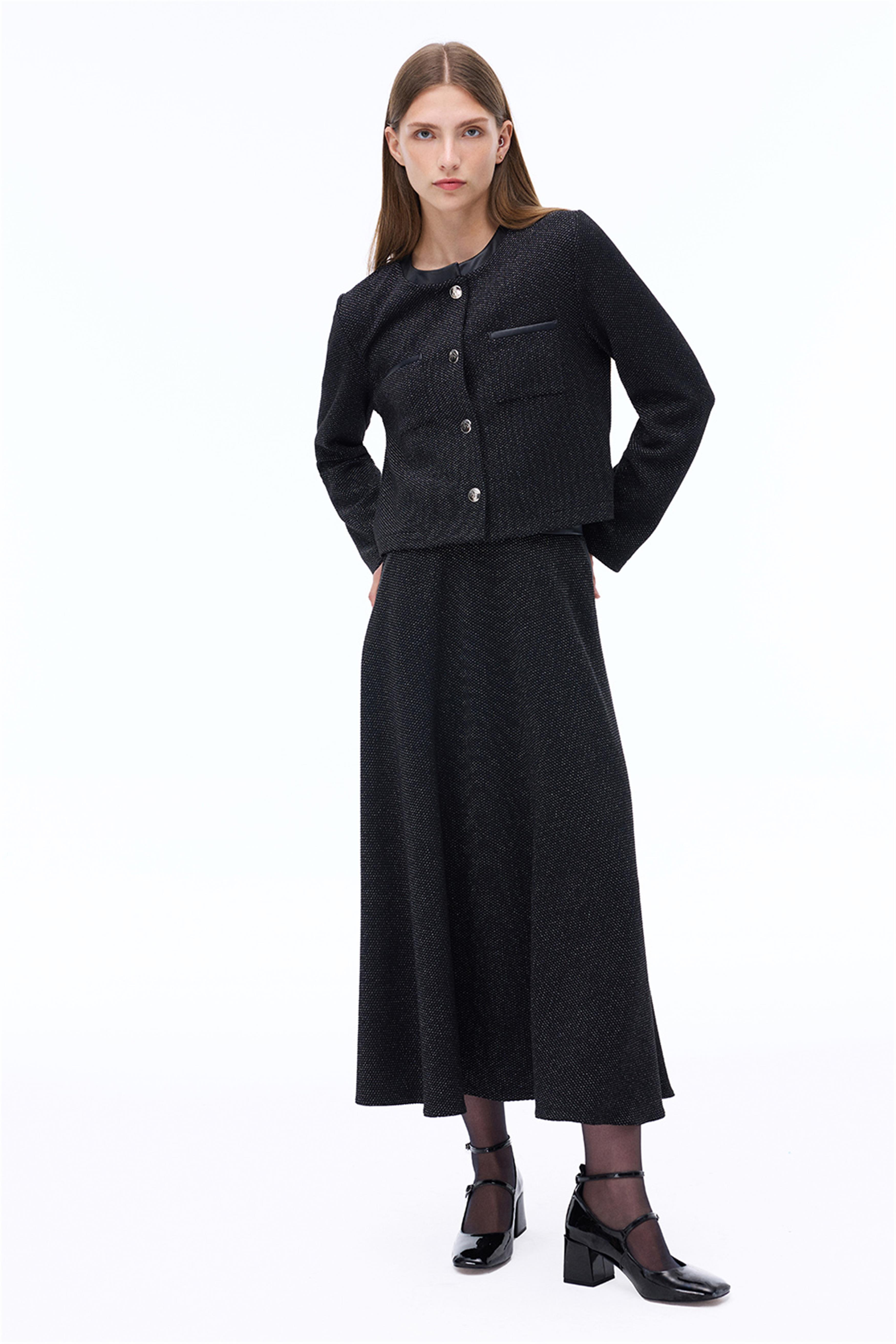 Anderas Regular Fit Midi Boy Siyah Etek