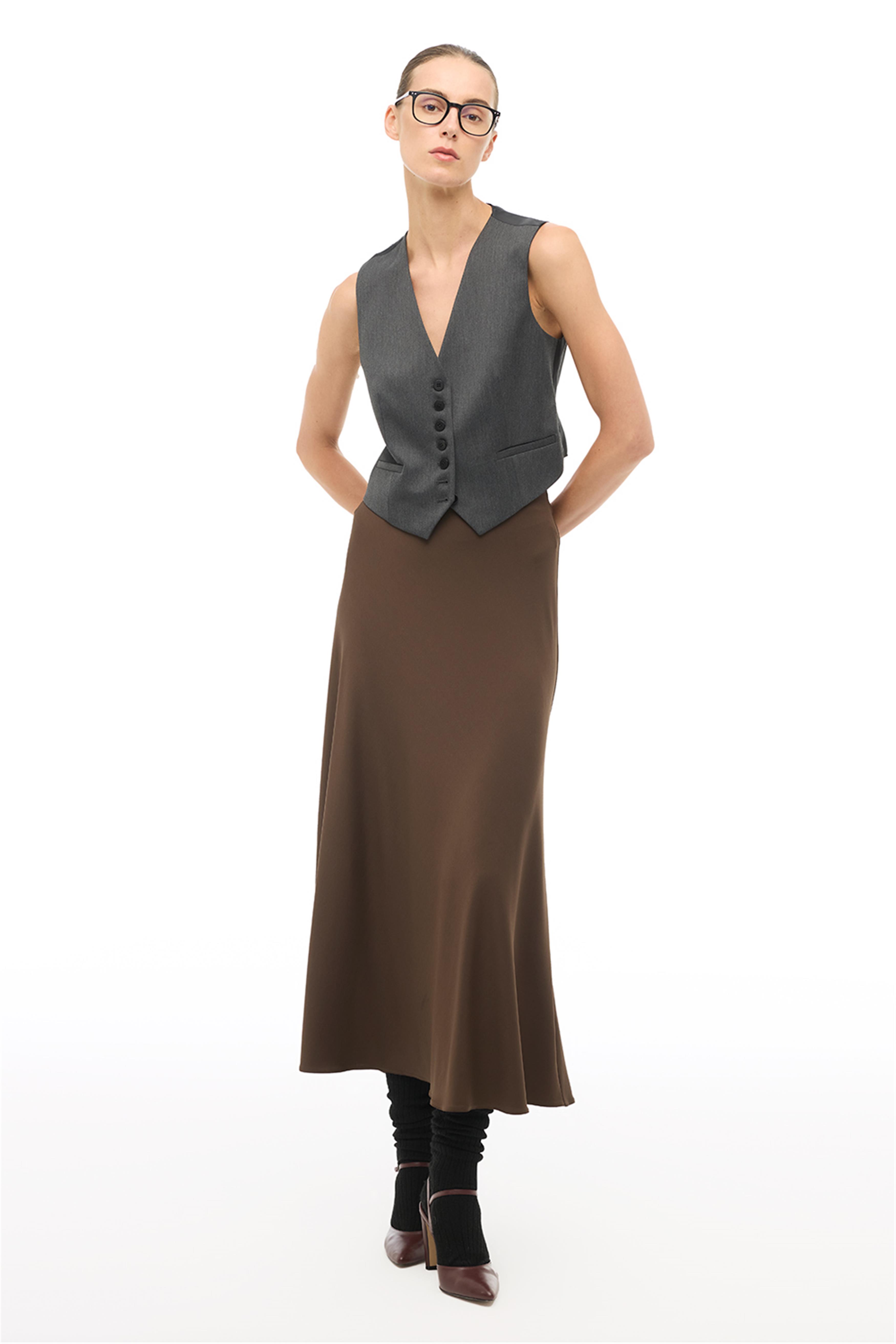 Antrasit V-Yaka Yelek