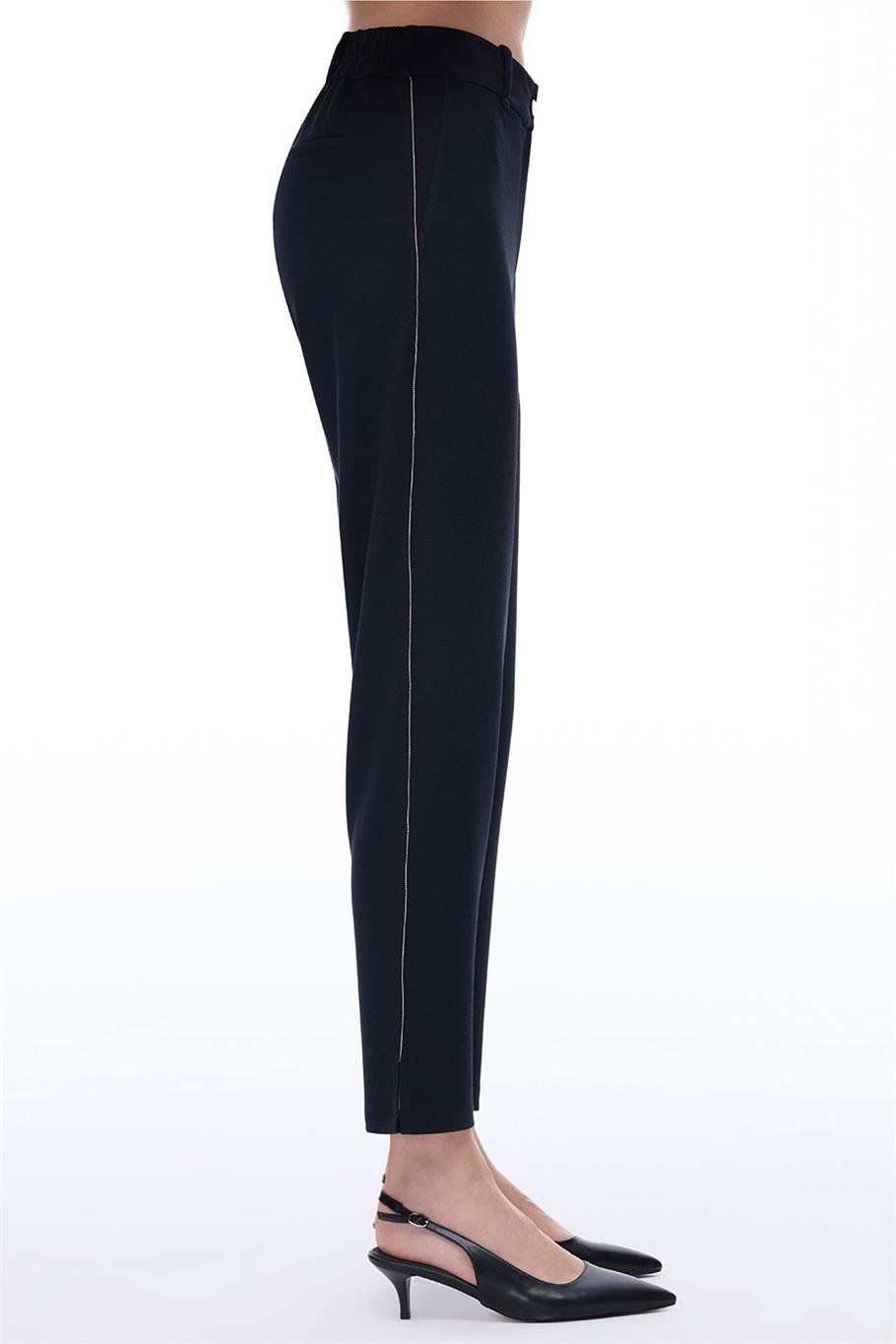 Arnes Regular Fit Uzun Boy Siyah Pantolon