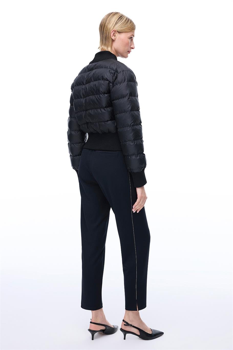 Arnes Regular Fit Uzun Boy Siyah Pantolon