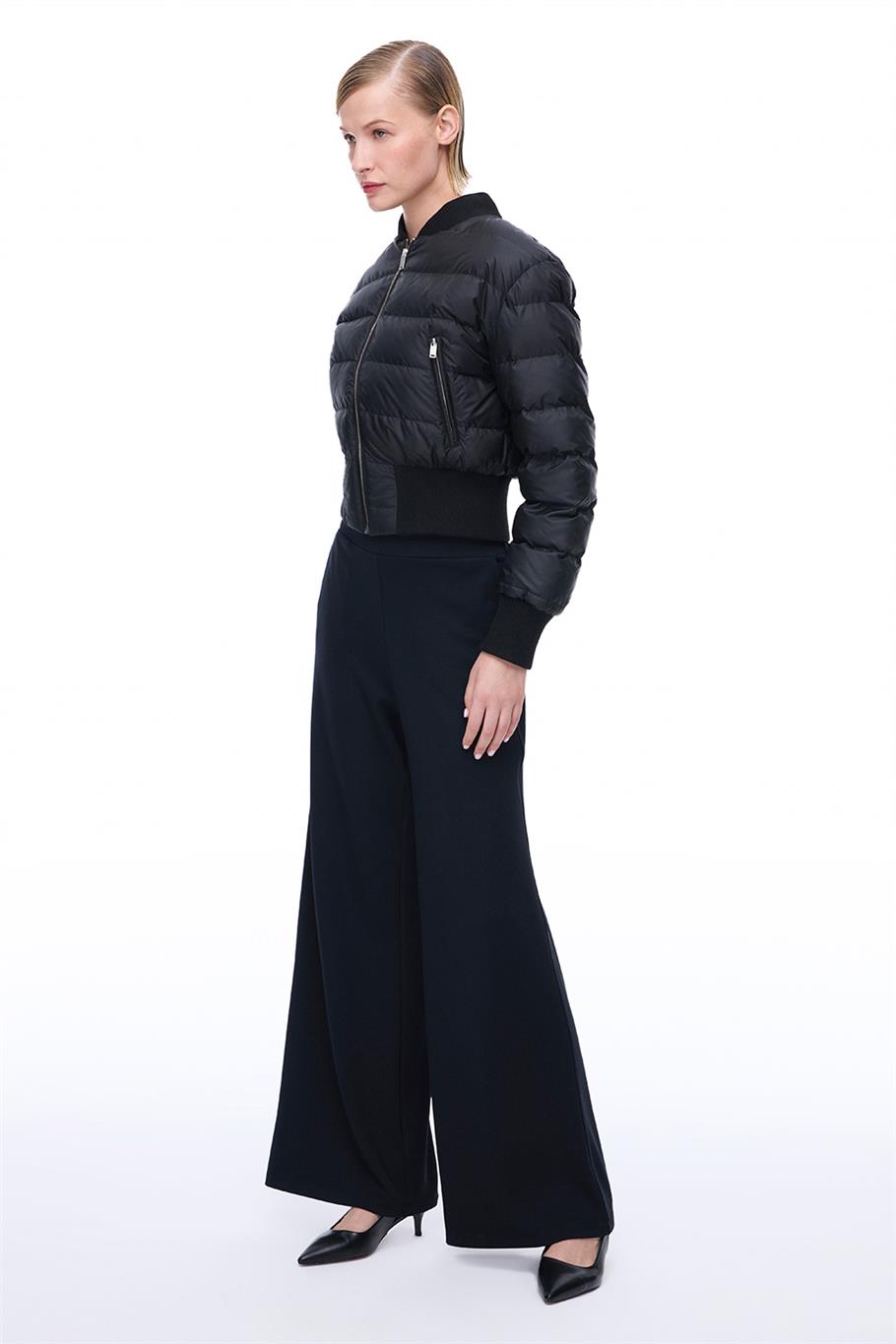 Arnes Regular Fit Uzun Boy Siyah Pantolon