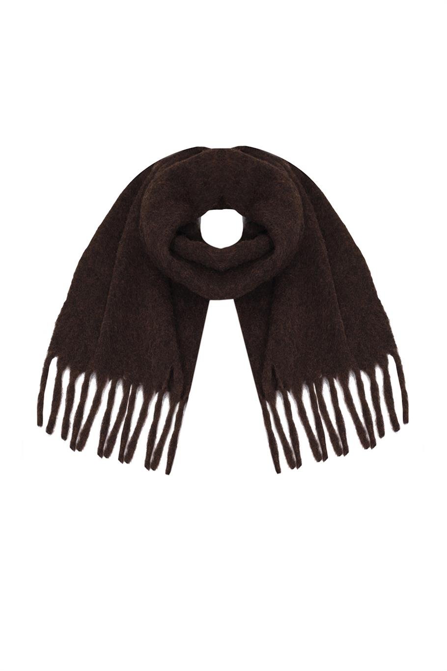 Atki Koyu kahverengı Atkı