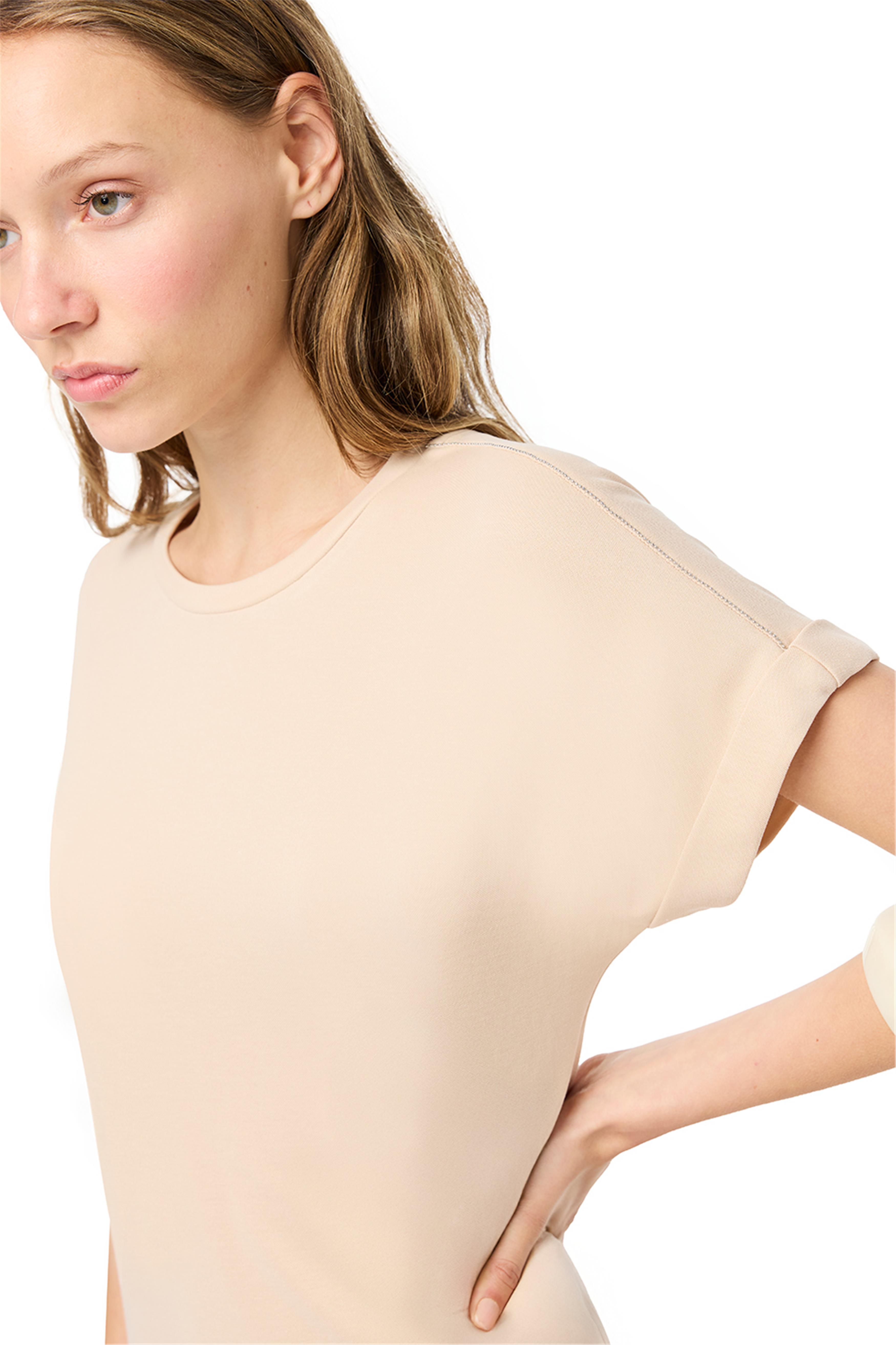 Bej Dinos Regular Fit Diz Altı Elbise