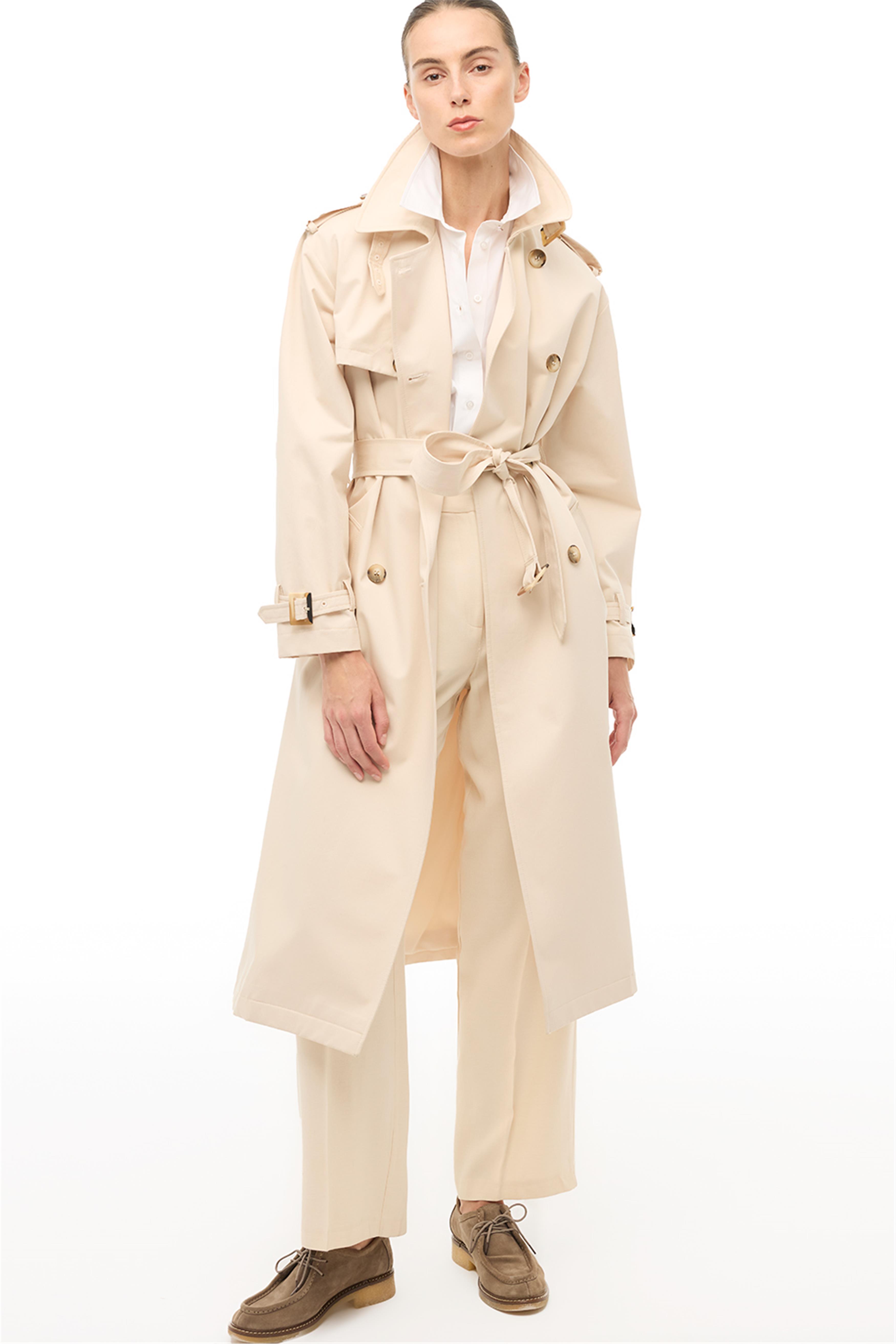 Bej Diz Altı Trençkot