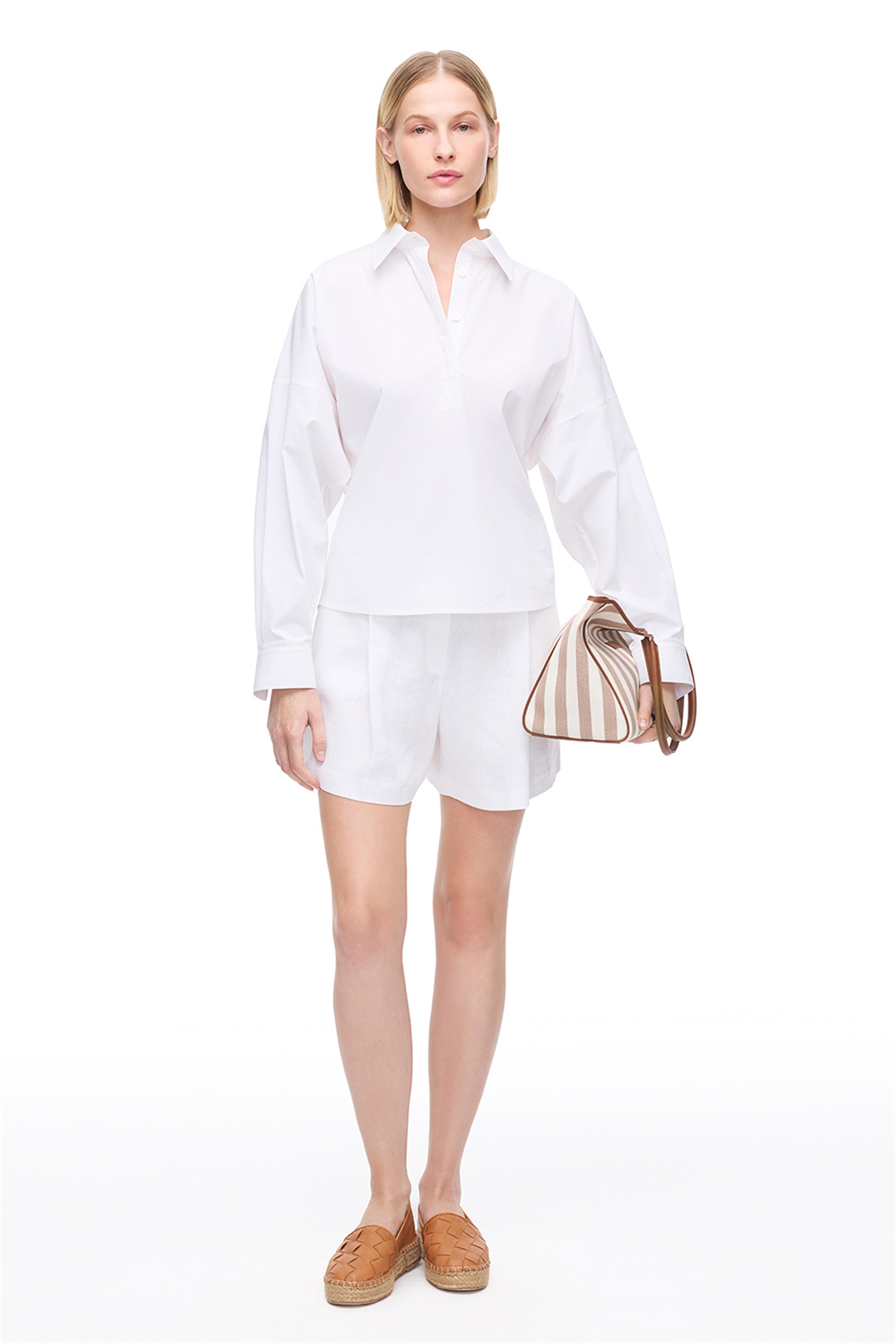 Beyaz Pamuklu Gömlek