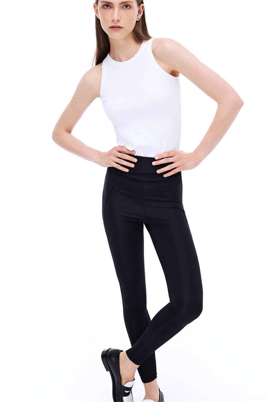 Biancas Slim Fit Standart Boy Siyah Tayt