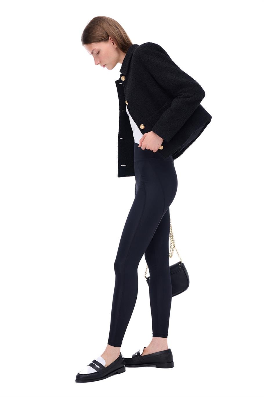 Biancas Slim Fit Standart Boy Siyah Tayt