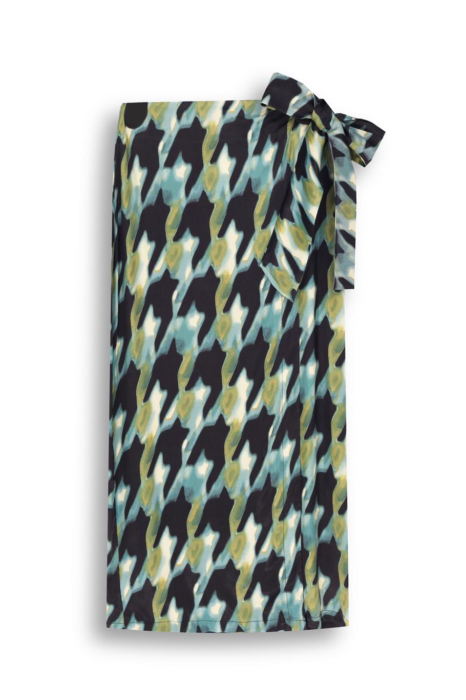 Bladders Regular Fit Midi Boy Çok Renkli Etek