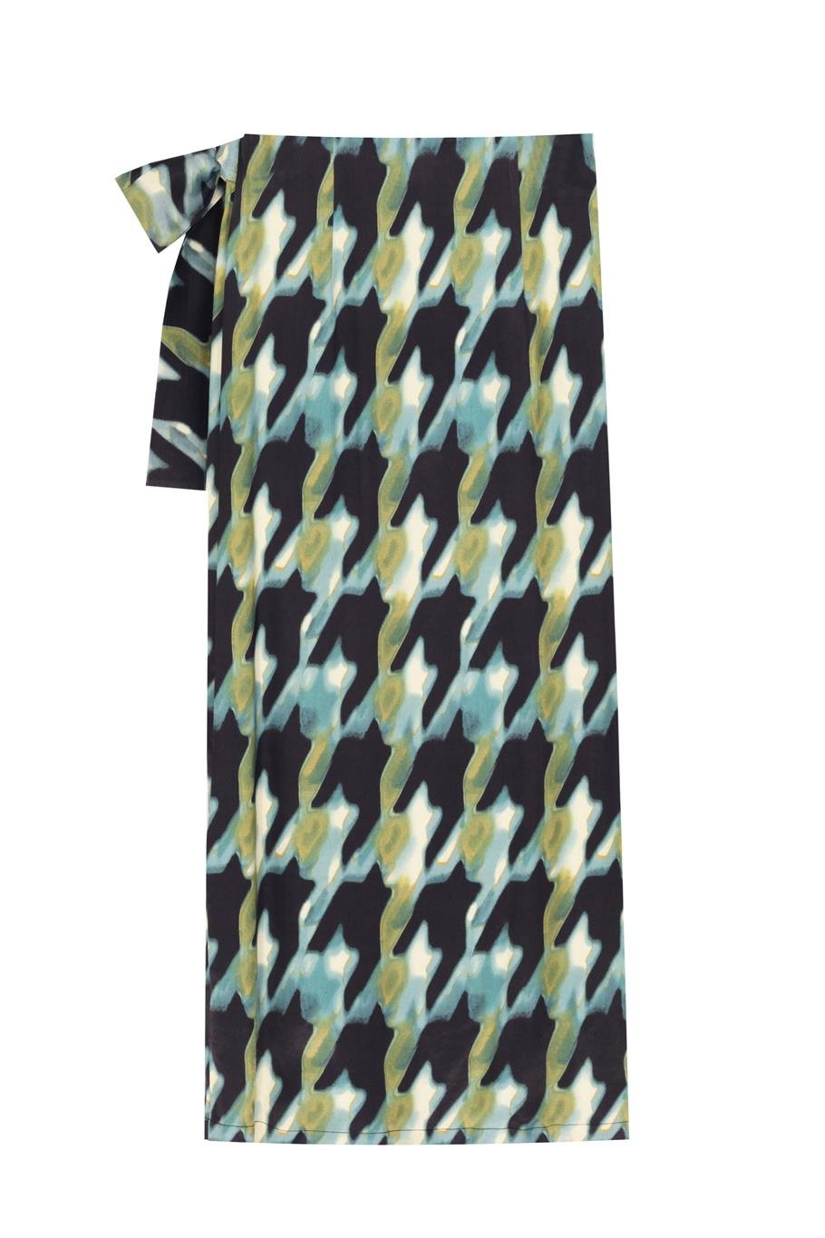 Bladders Regular Fit Midi Boy Çok Renkli Etek