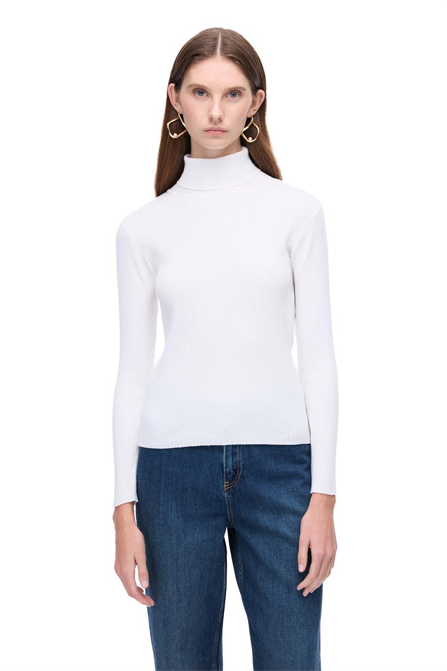 Blendas Bele Oturan Uzun Boy Mavi Pantolon