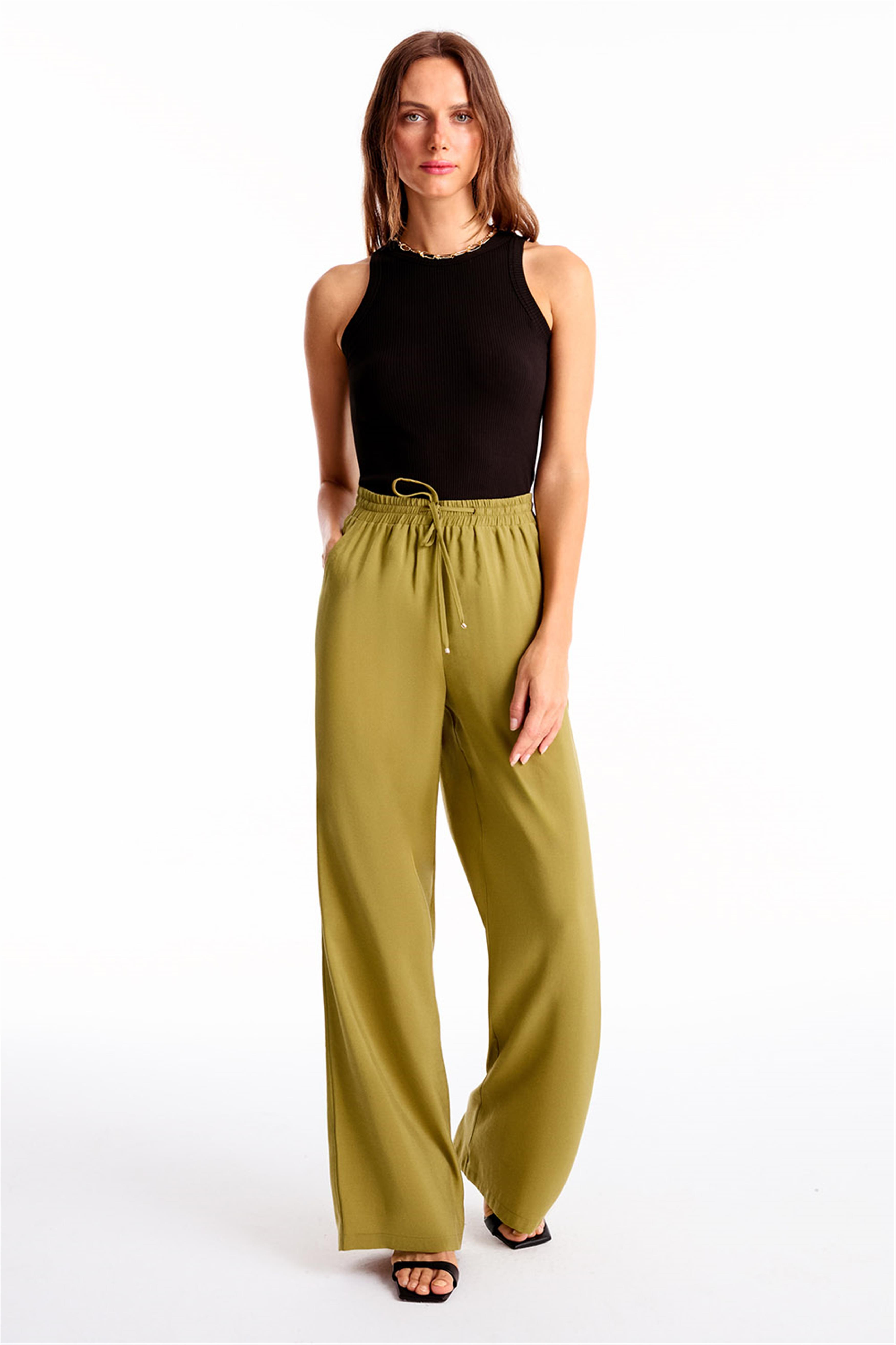 C409 Memories Regular Fit Yüksek Bel Pantolon