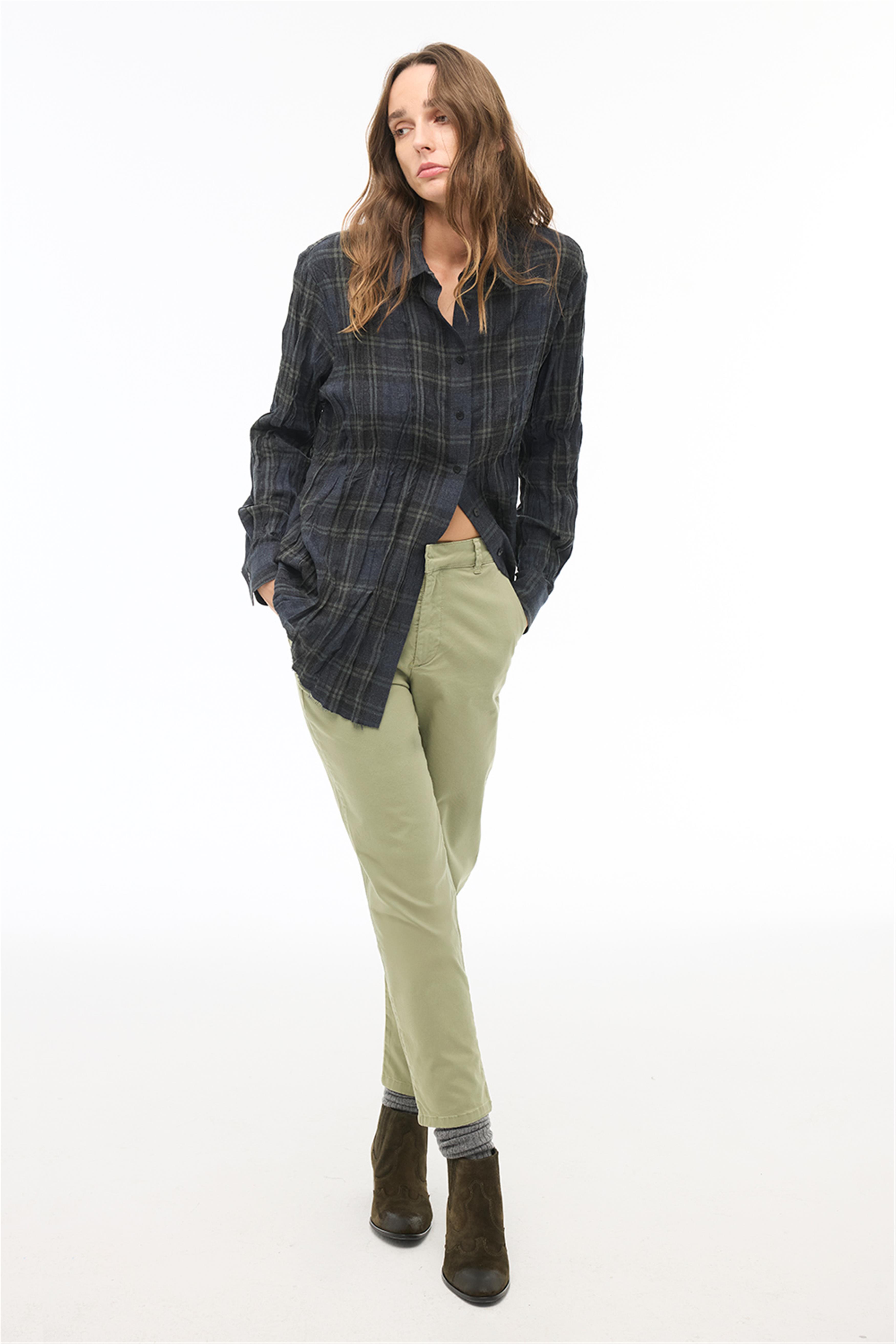 Çok Renkli Onin Regular Fit Erkek Yaka Uzun Kol Gomlek