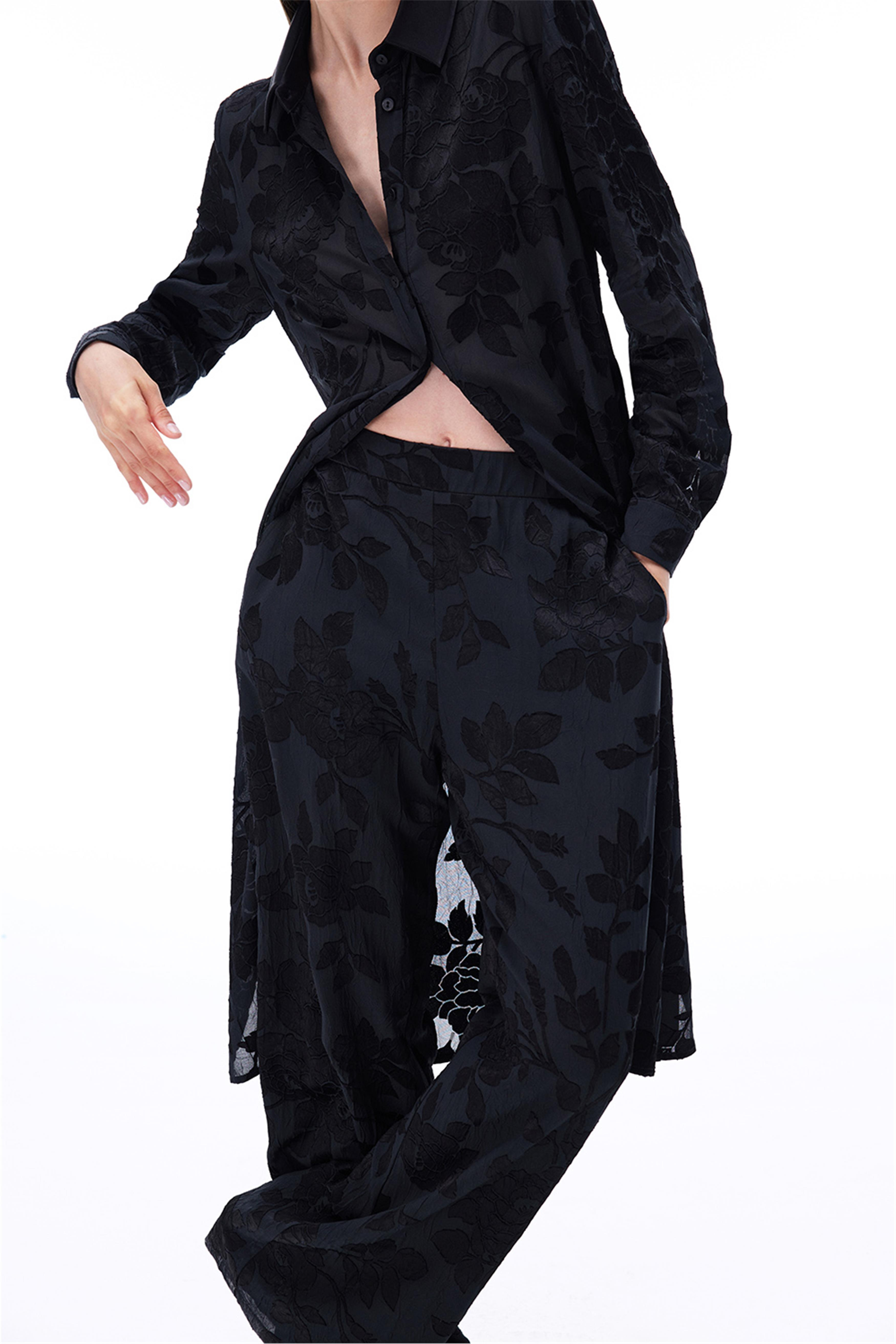 Crush Regular Fit Siyah Renk Kadın Pantolon