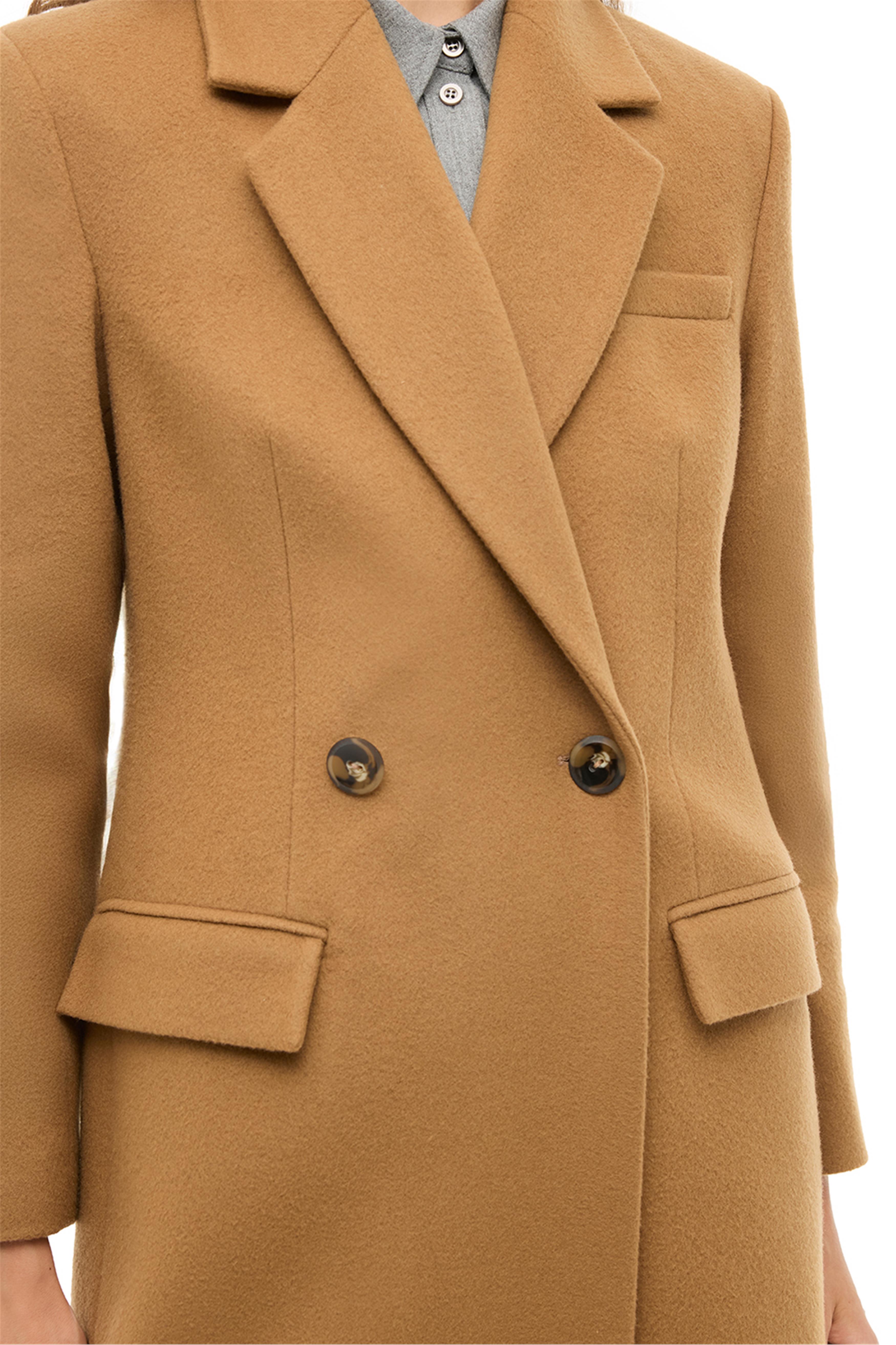 Devetüyü Klasik Yaka Uzun Kaban